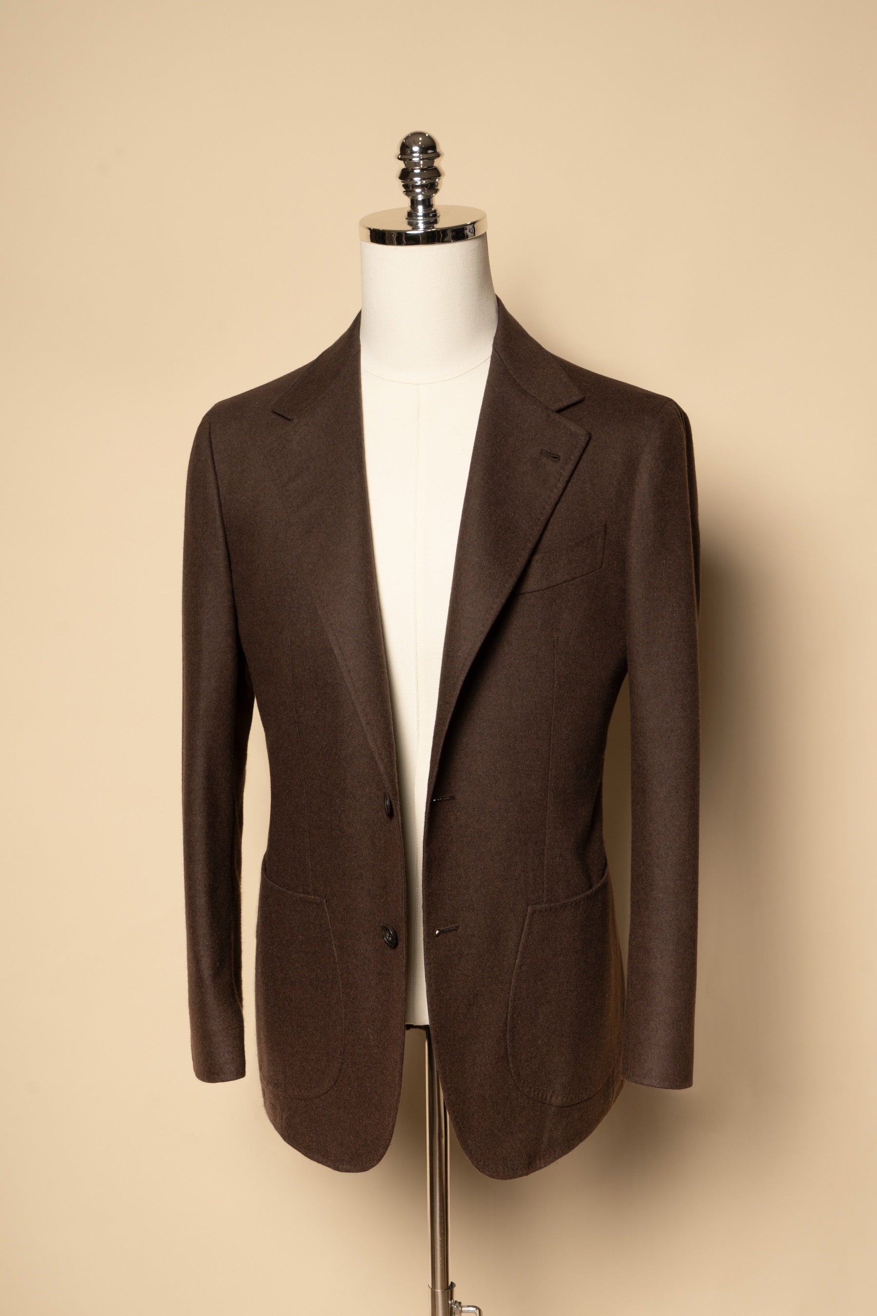 MTO Brick Red Worsted Flannel Suit #635