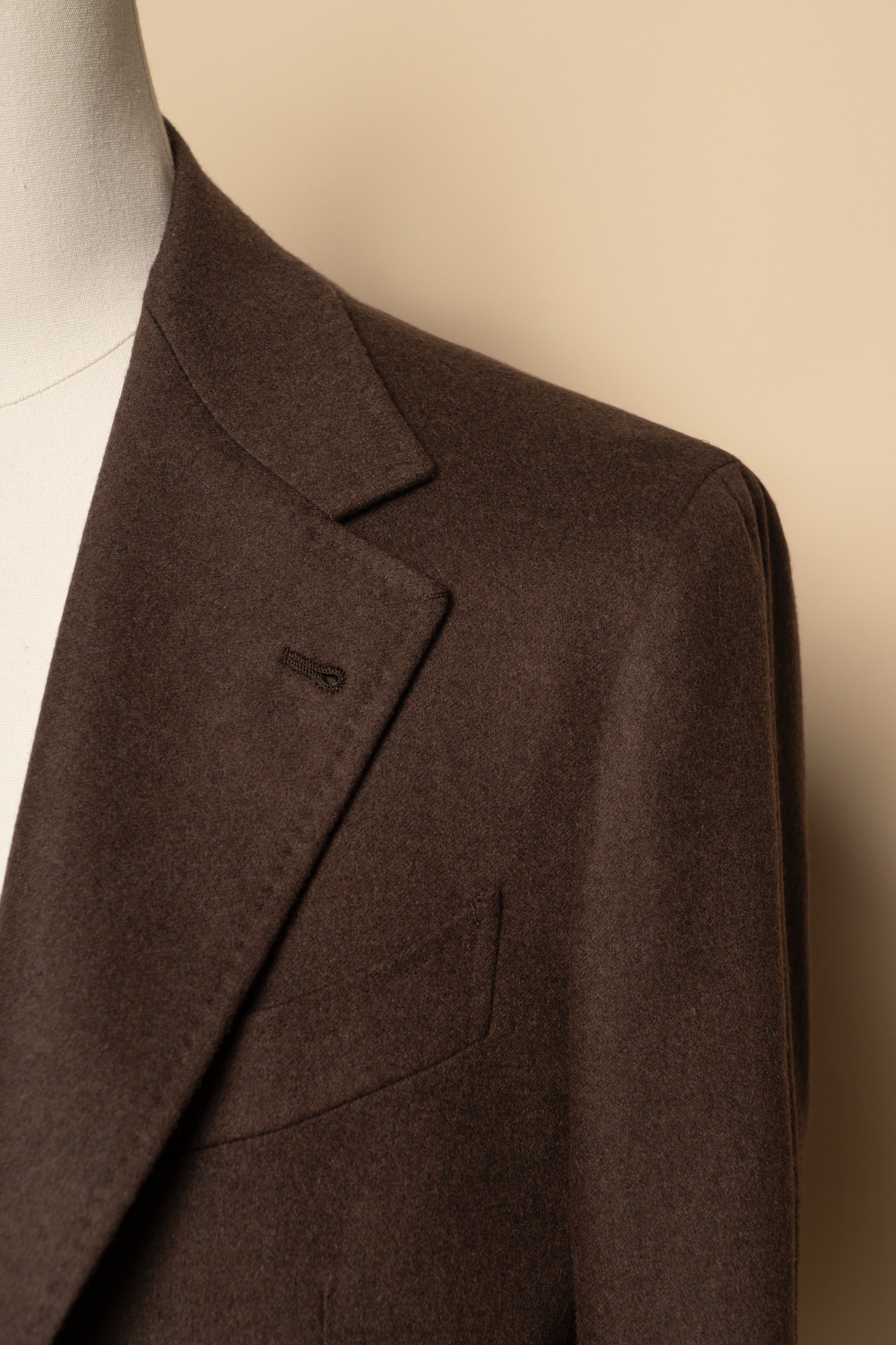 MTO Brick Red Worsted Flannel Suit #635