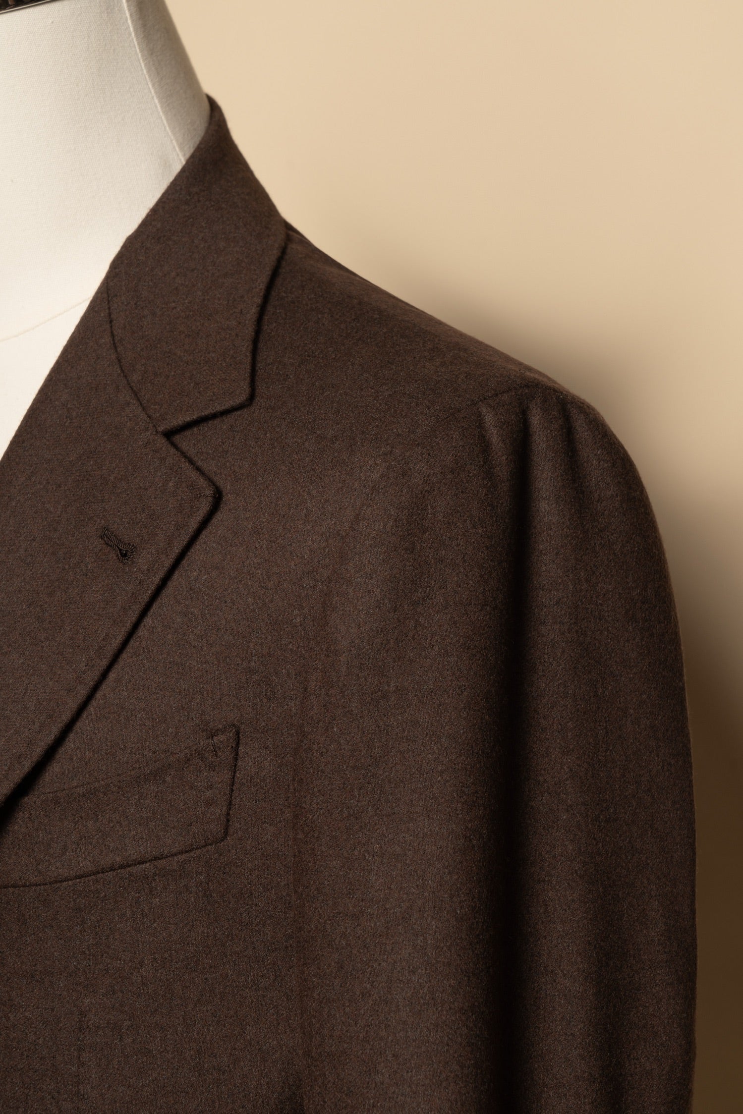 MTO Brick Red Worsted Flannel Suit #635