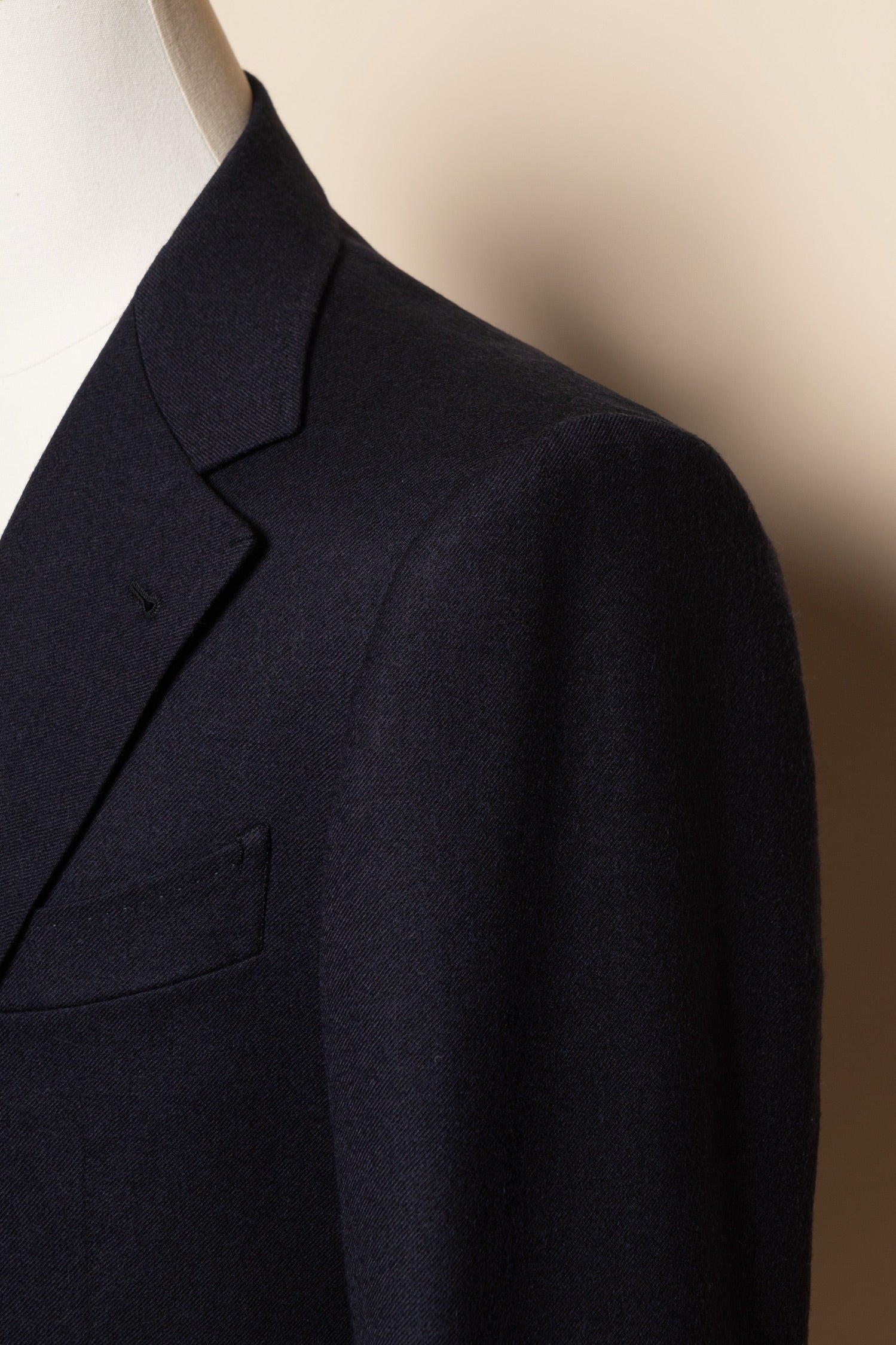 MTO Navy Twill 120s Worsted Flannel Suit #984