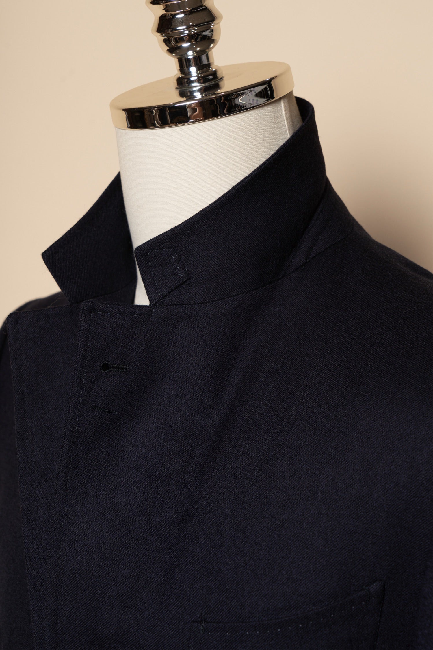MTO Navy Twill 120s Worsted Flannel Suit #984