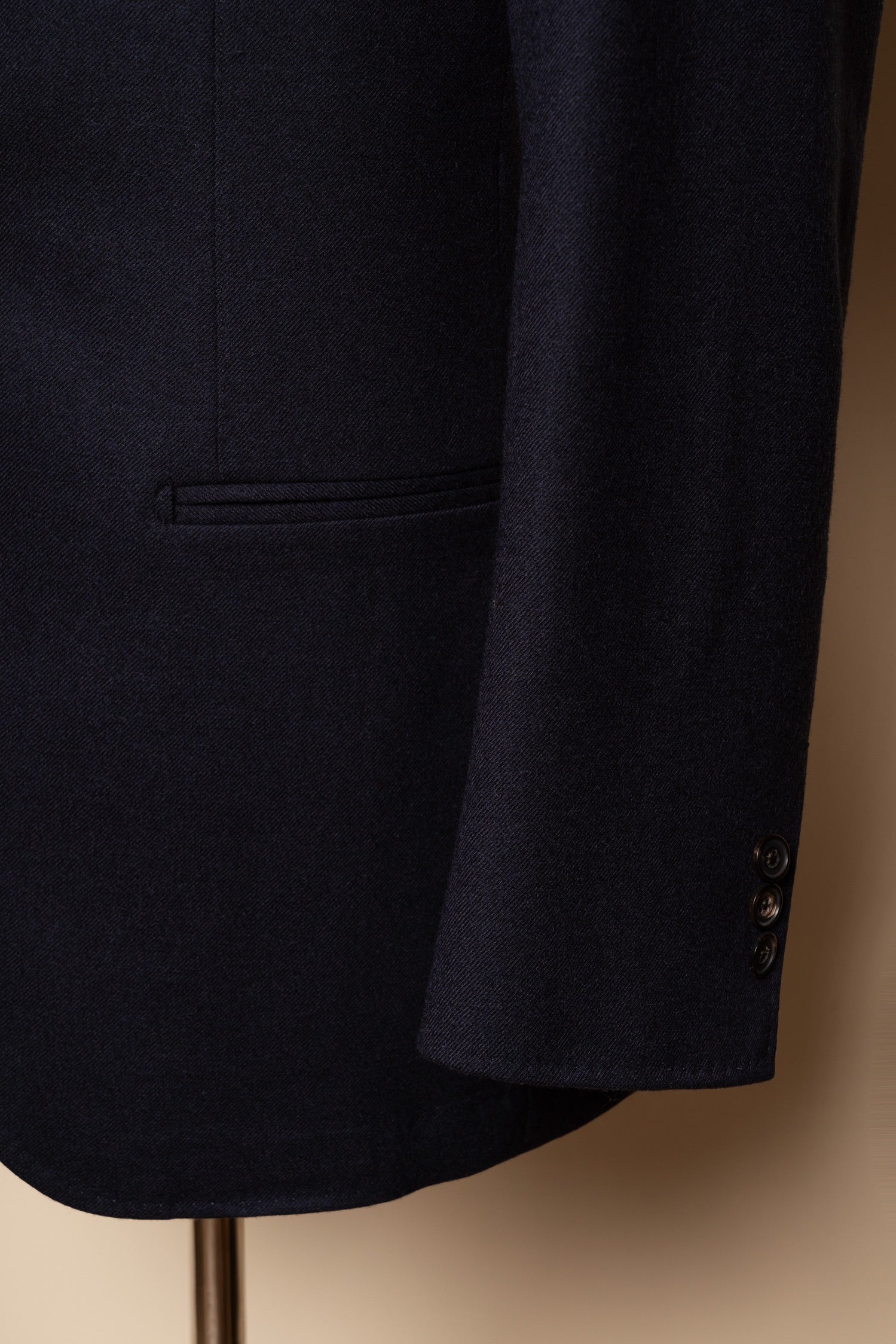 MTO Navy Twill 120s Worsted Flannel Suit #984