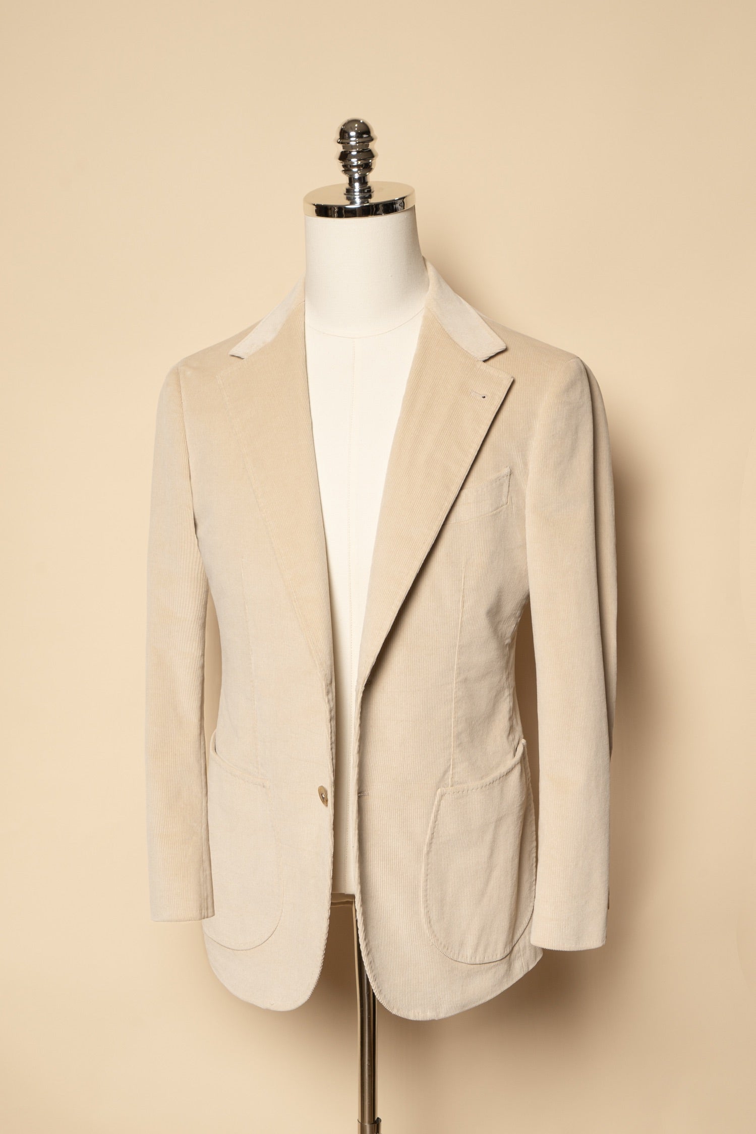 Light Khaki Corduroy Suit #742
