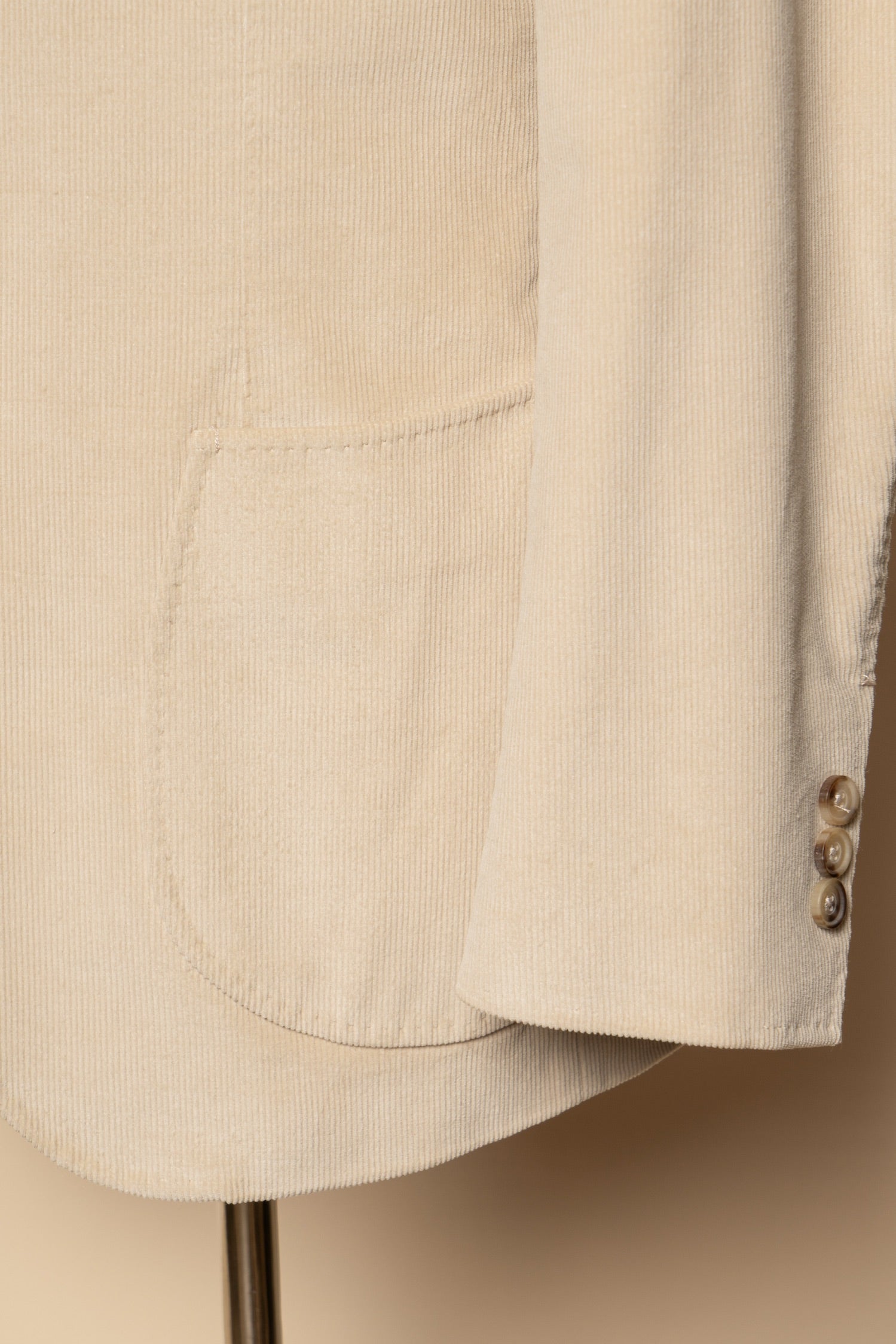 Light Khaki Corduroy Suit #742