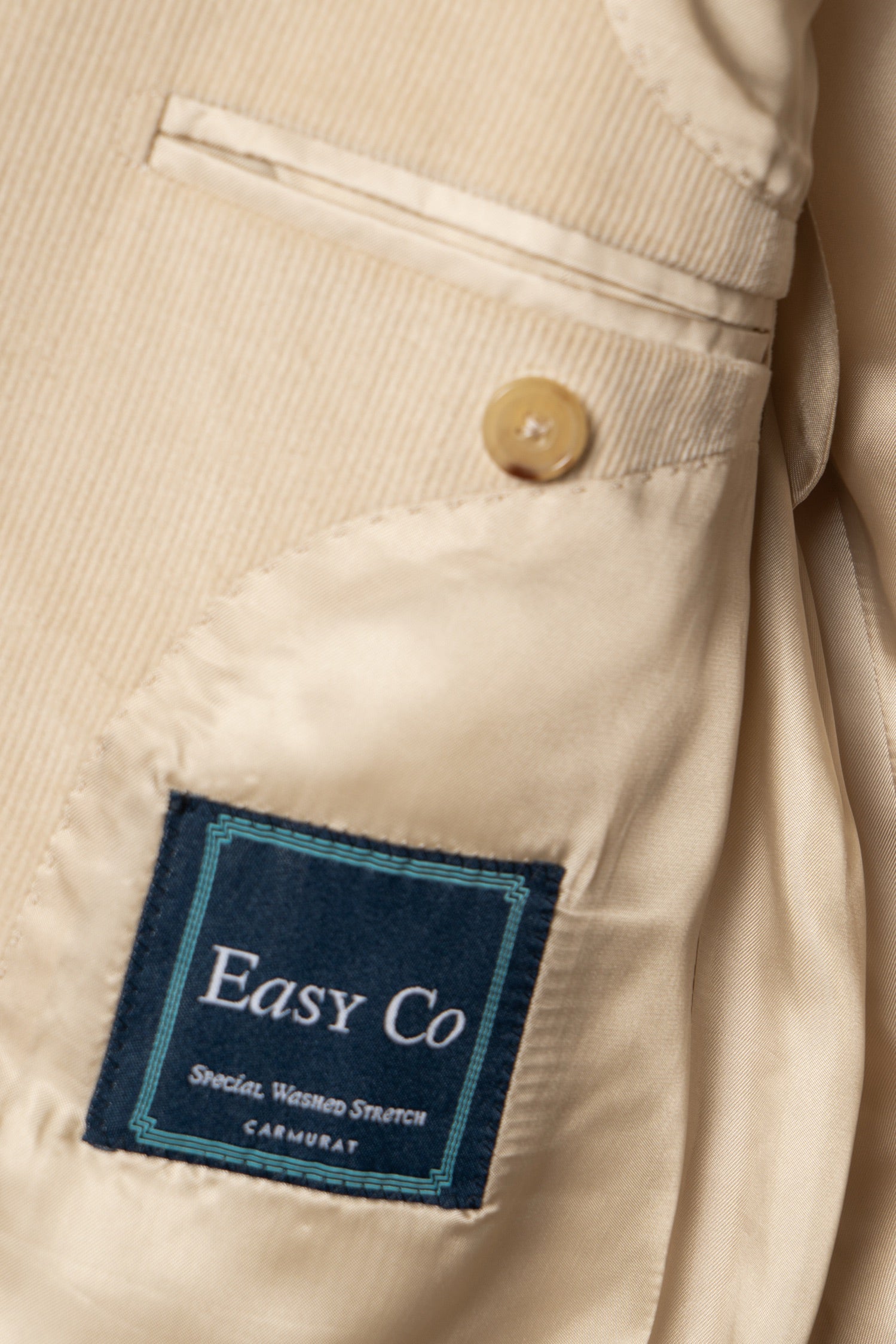 Light Khaki Corduroy Suit #742