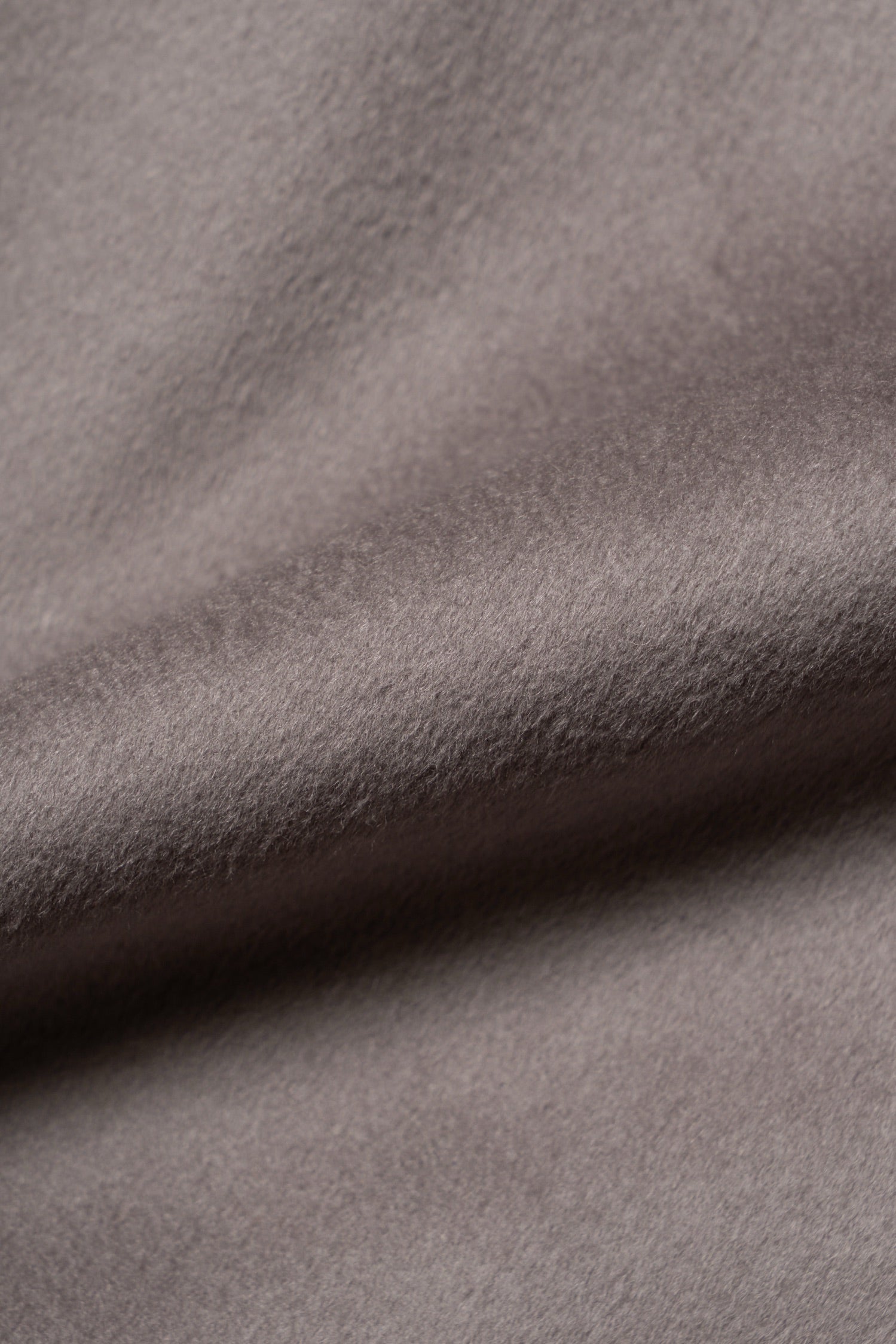 Violet Grey Wool Balmacaan Coat #853