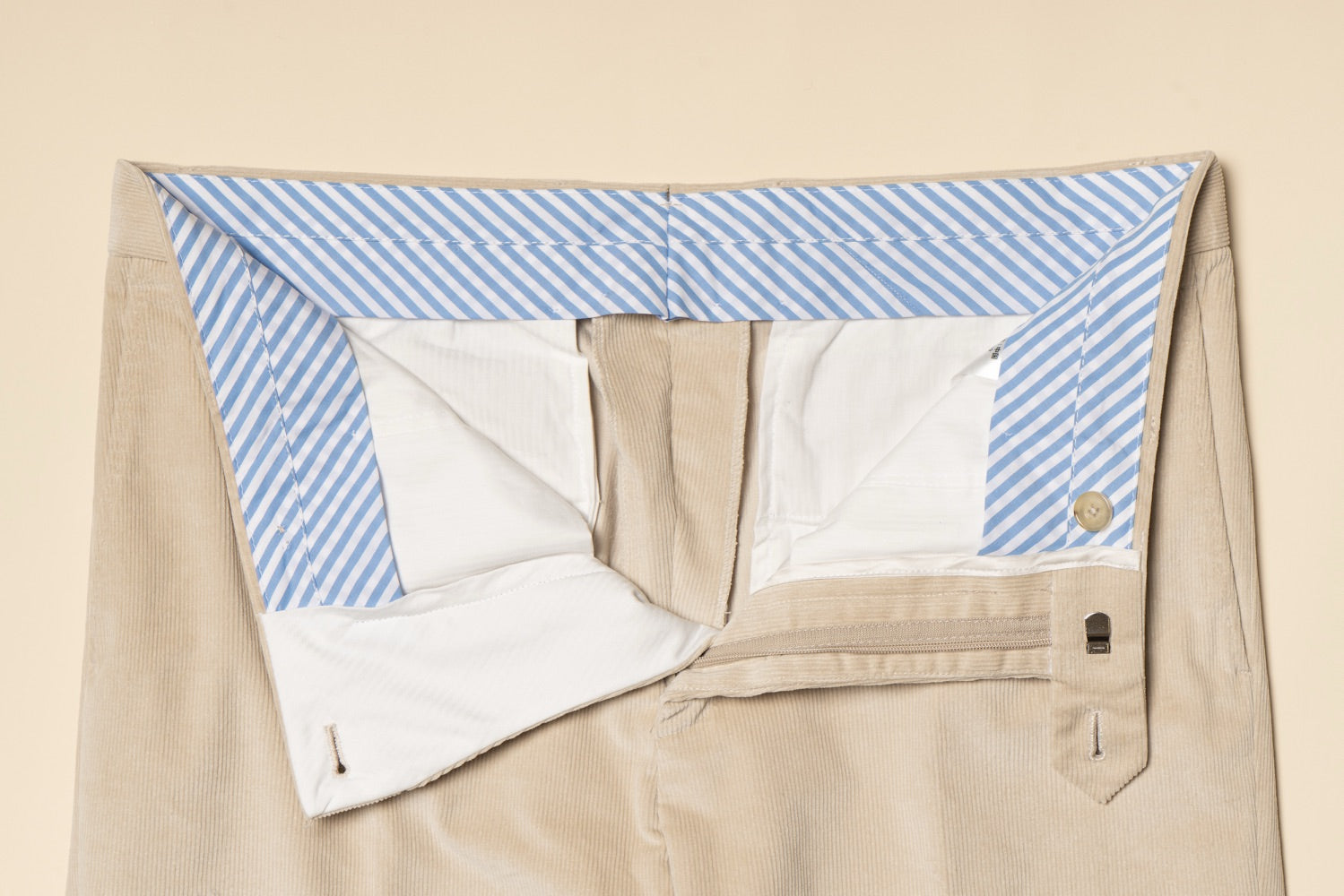 Light Khaki Corduroy Suit #742