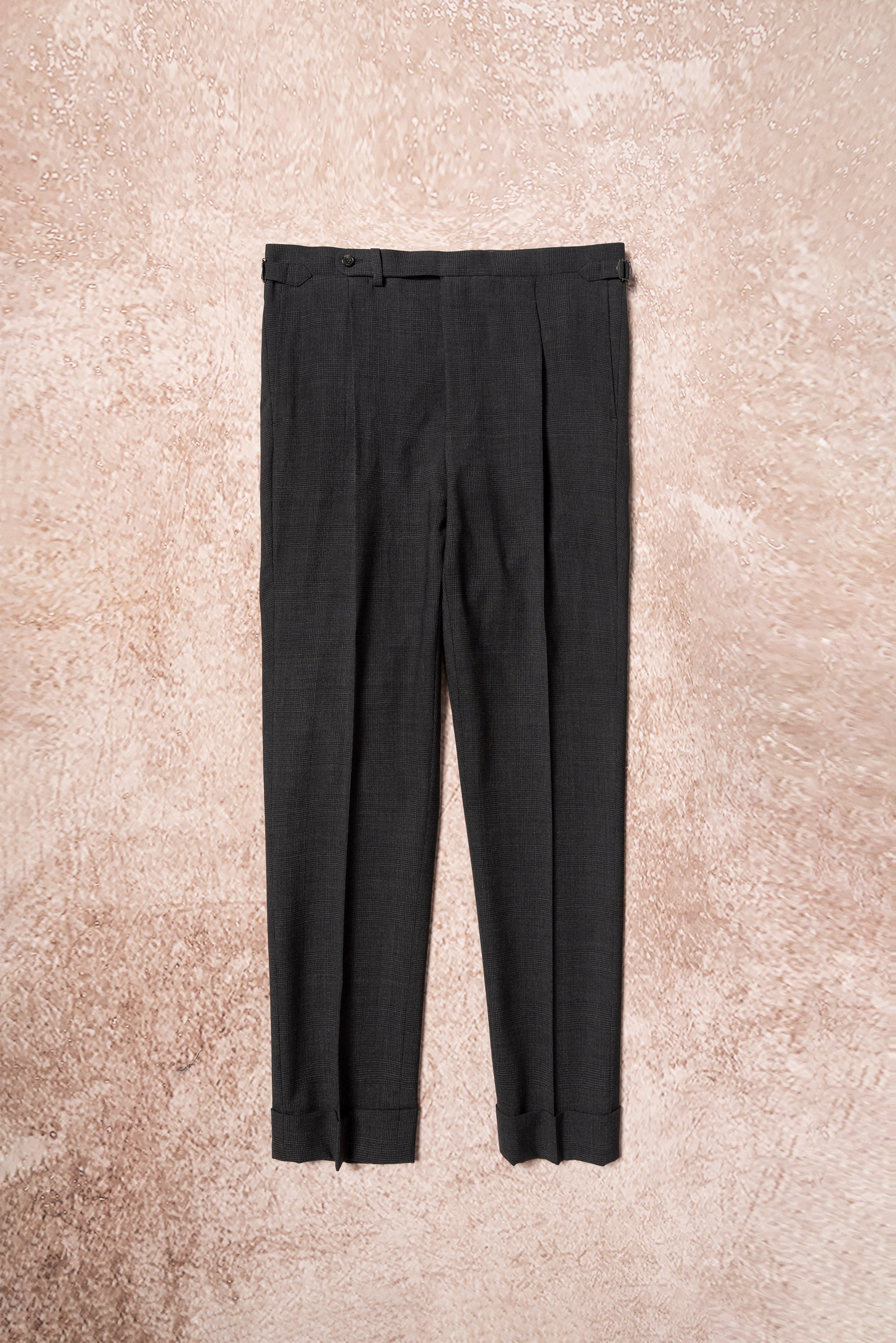Charcoal Glen Check High Twist Suit #147