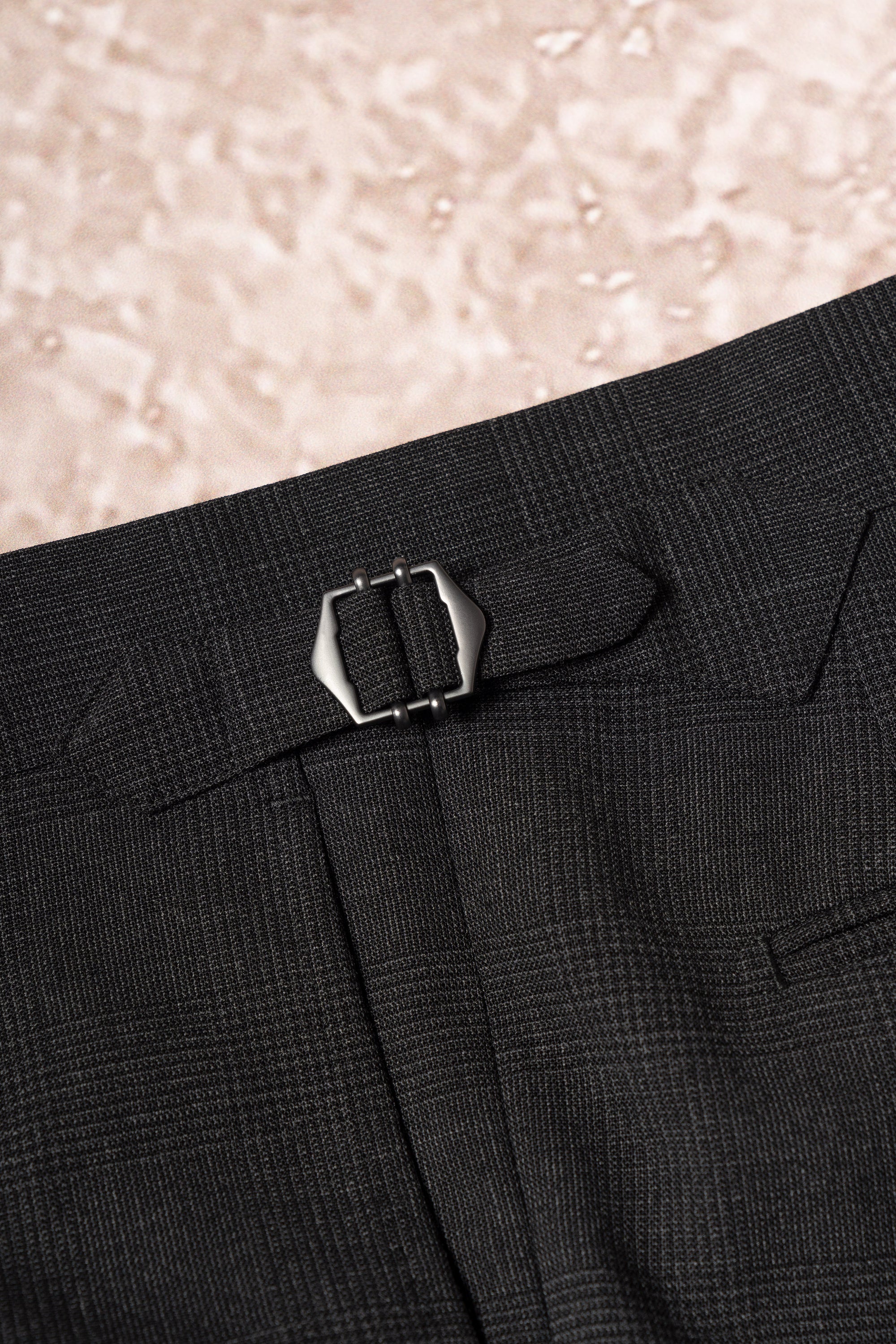 Charcoal Glen Check High Twist Suit #147