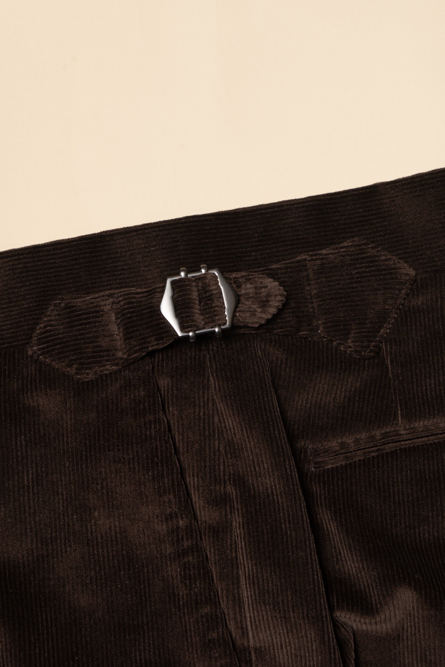 Brown Khaki Corduroy Suit #744