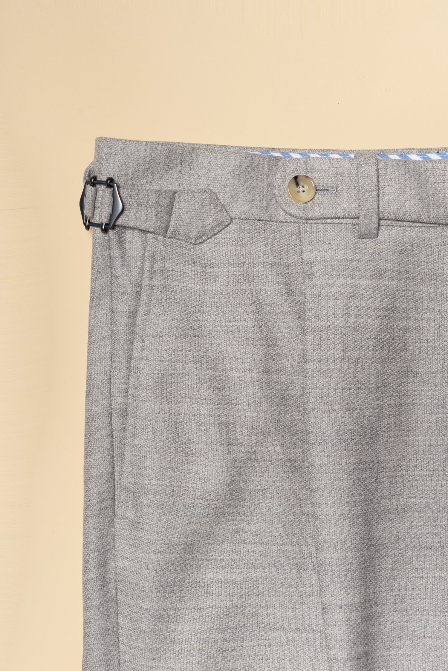 Melange Grey 120s Flannel Suit #899