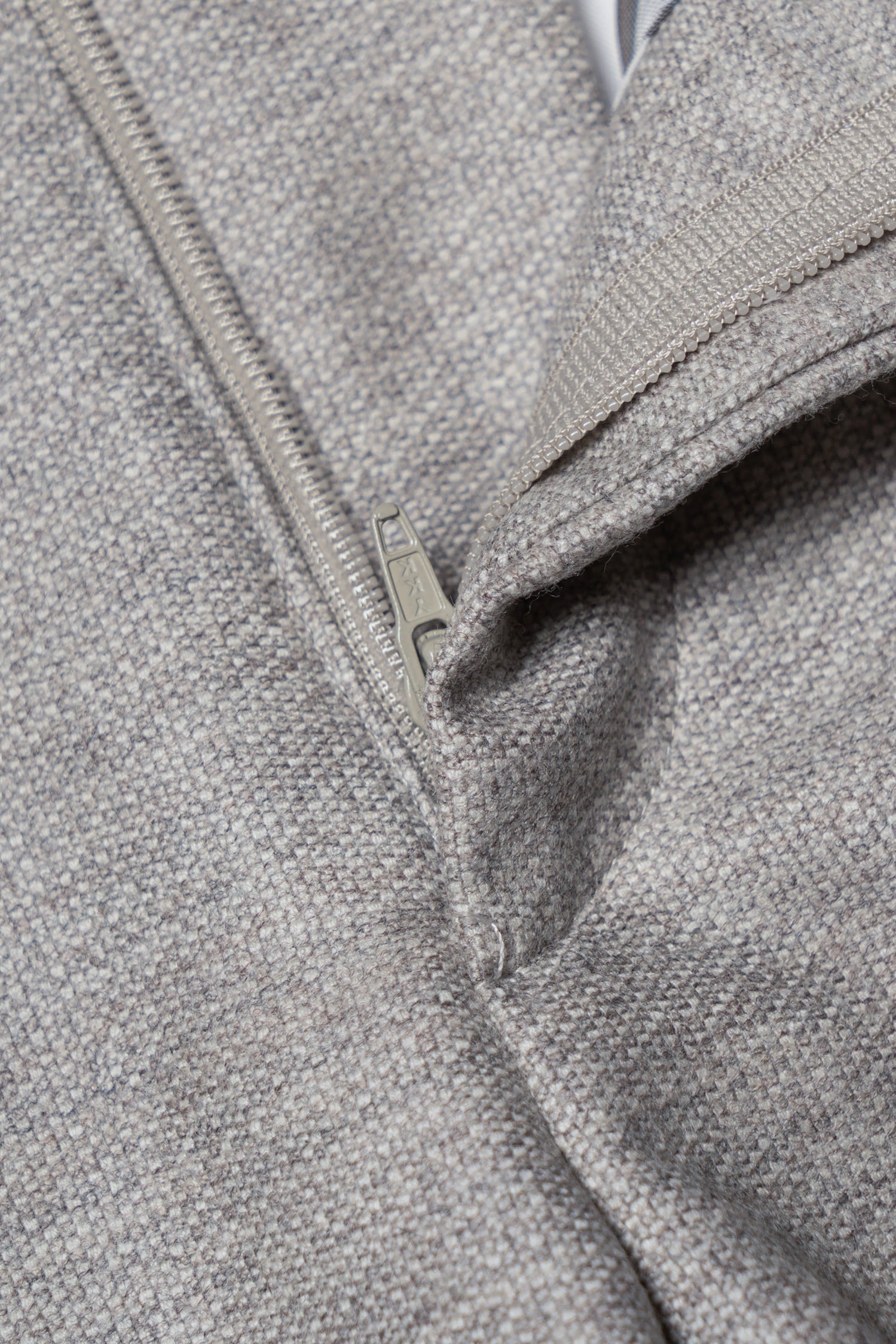 Melange Grey 120s Flannel Suit #899
