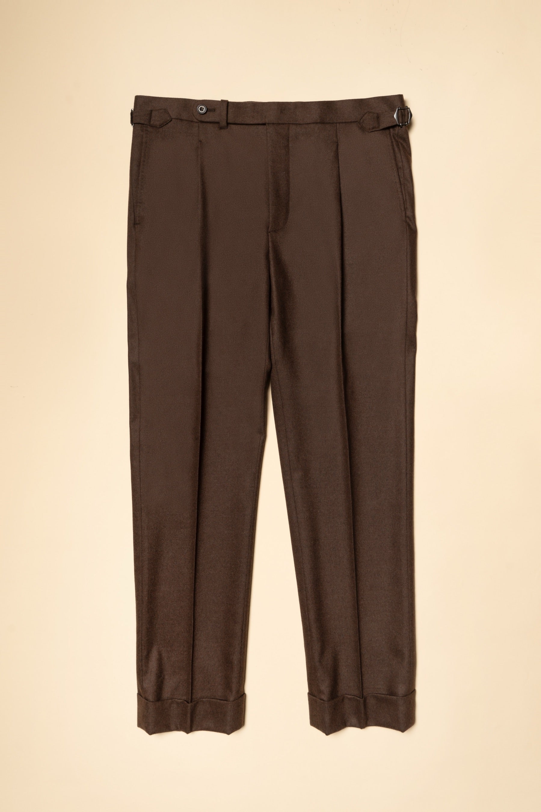 MTO Brick Red Worsted Flannel Suit #635