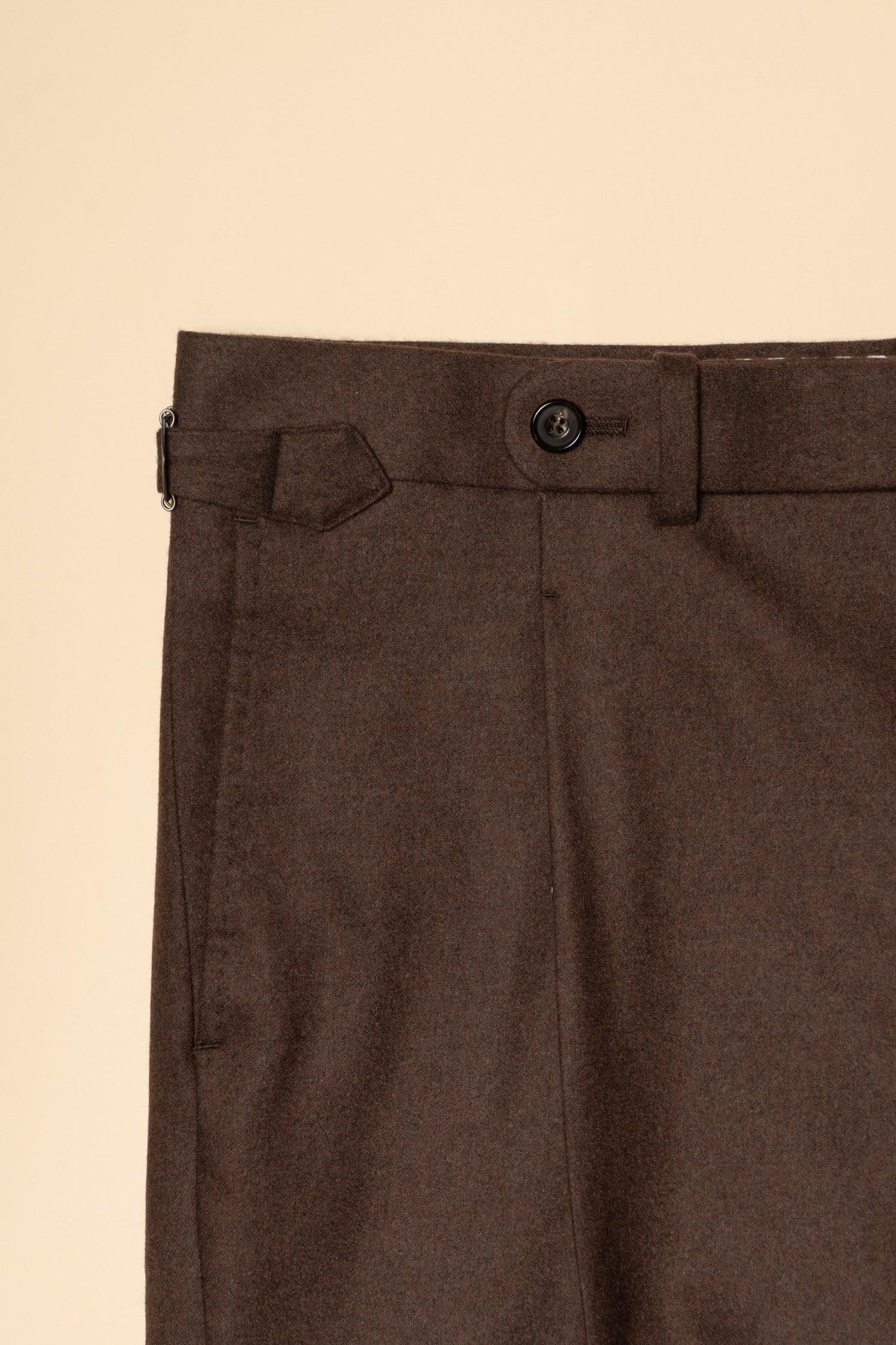 MTO Brick Red Worsted Flannel Suit #635