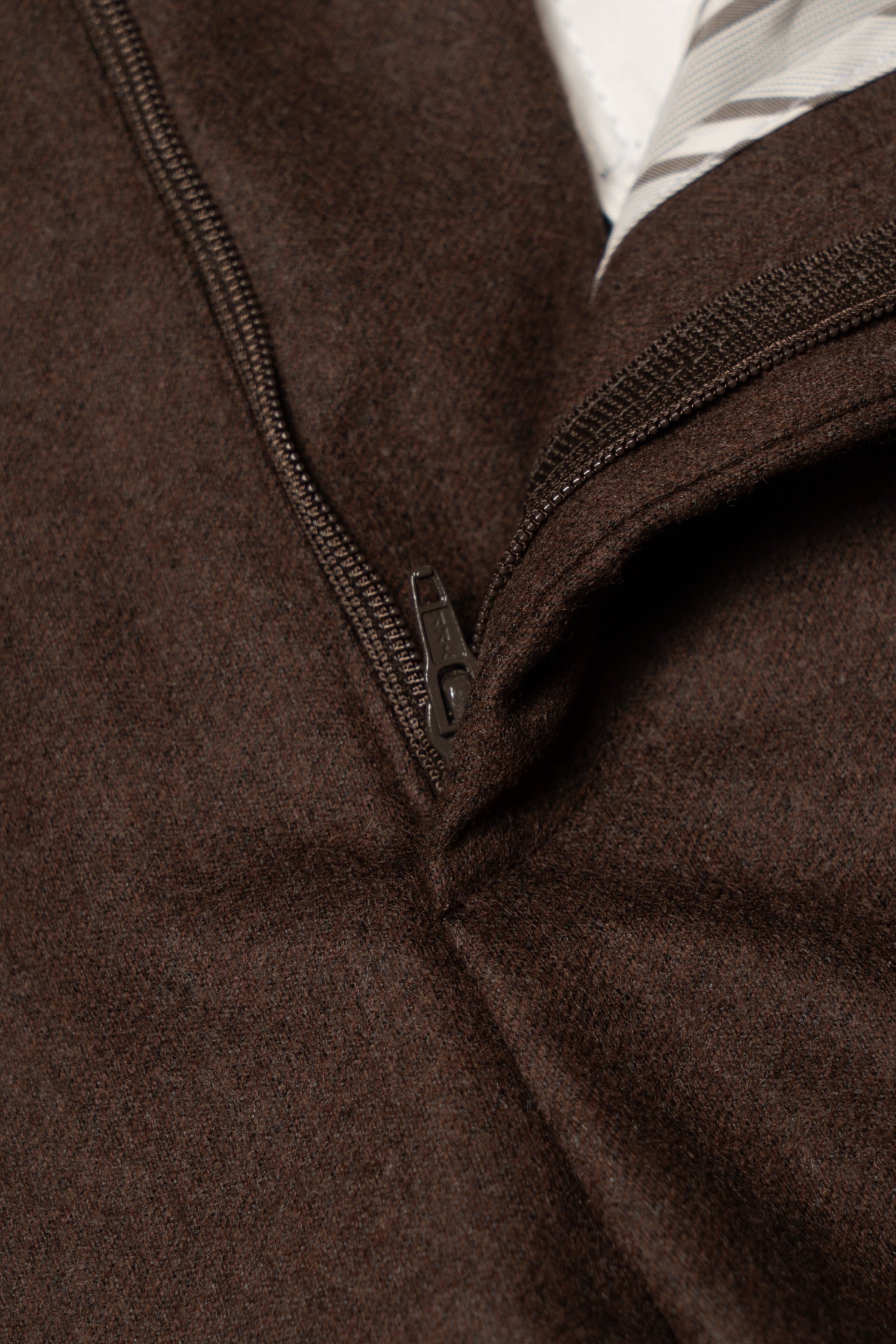 MTO Brick Red Worsted Flannel Suit #635
