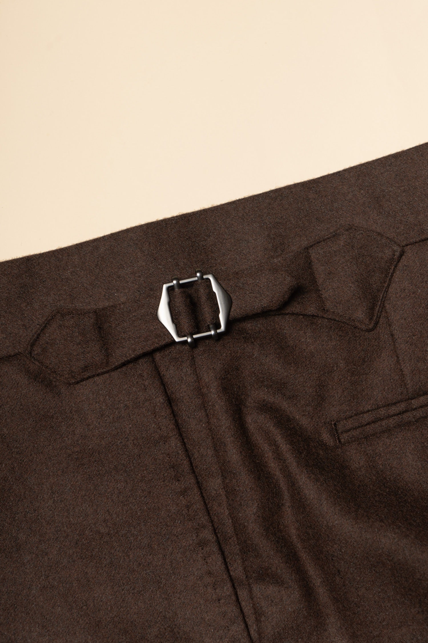 MTO Brick Red Worsted Flannel Suit #635