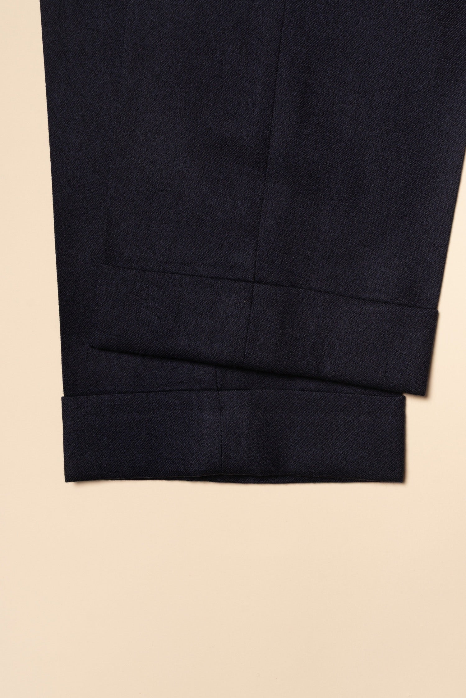 MTO Navy Twill 120s Worsted Flannel Suit #984