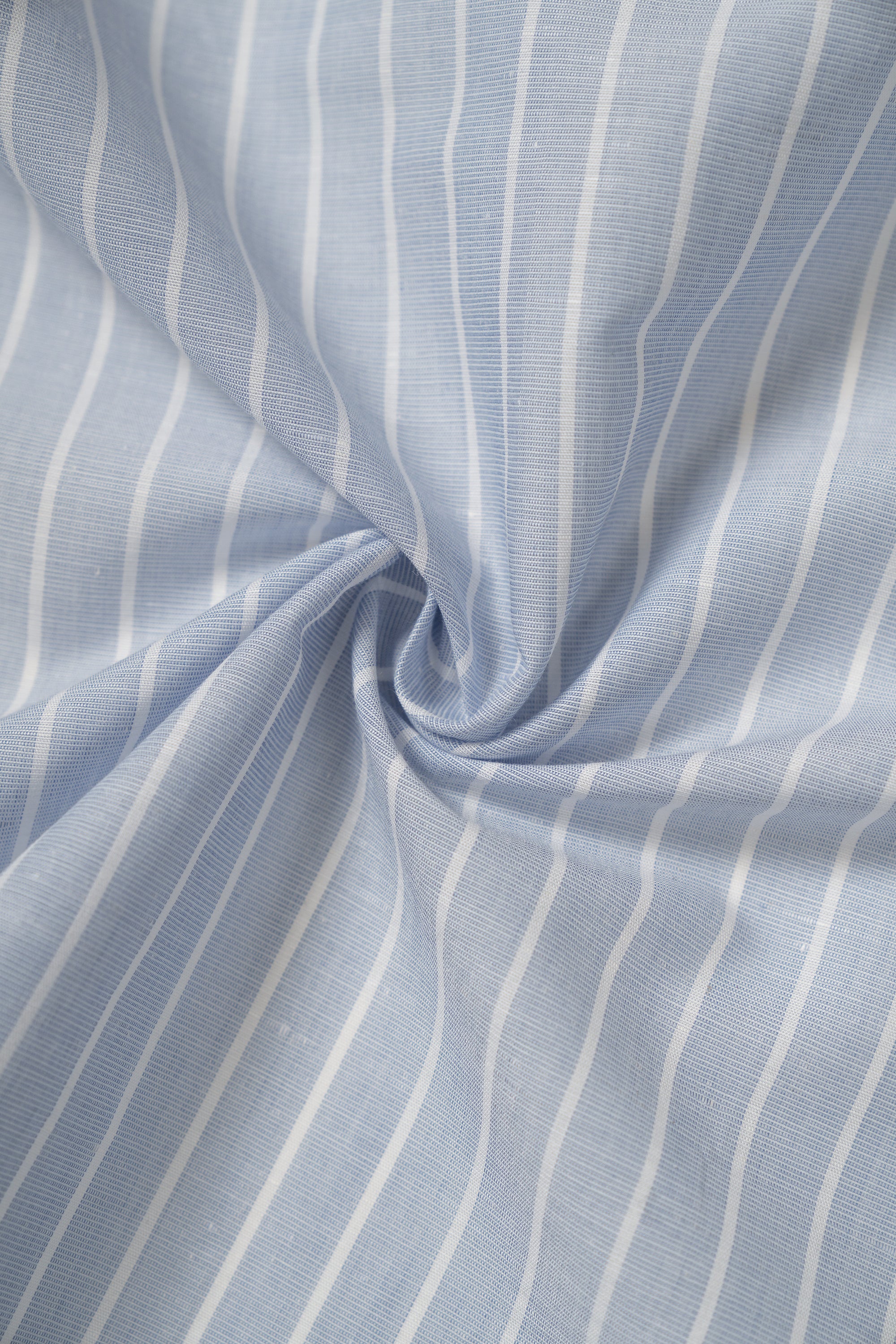 Pale Blue Stripe Blending Shirt