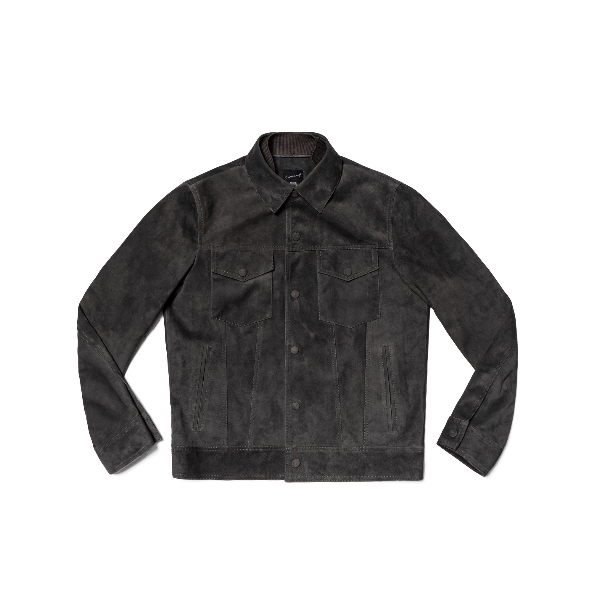 Basalt Sheepskin Suede Blouson Jacket