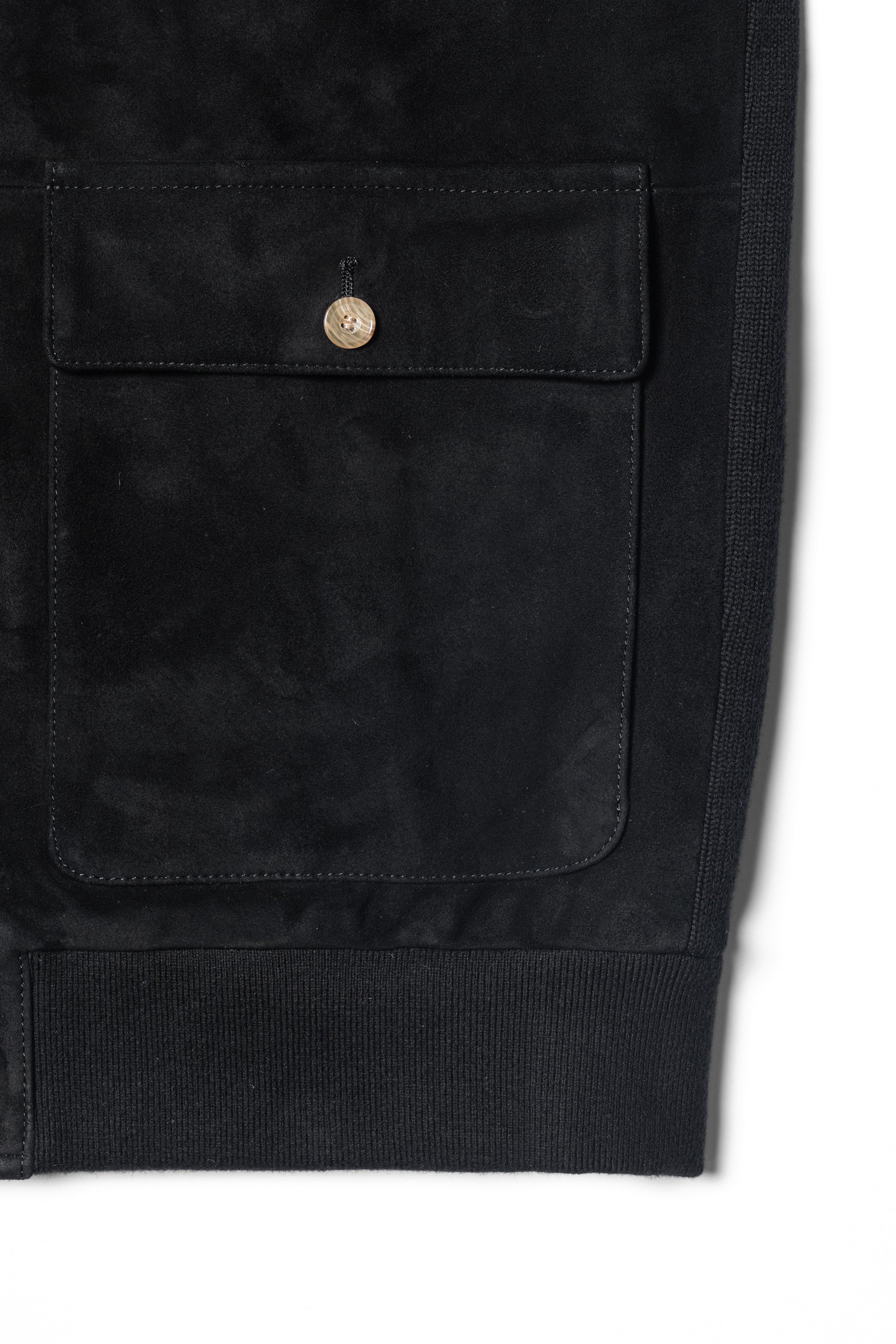 Black Sheepskin Cotton Blending A1 Jacket
