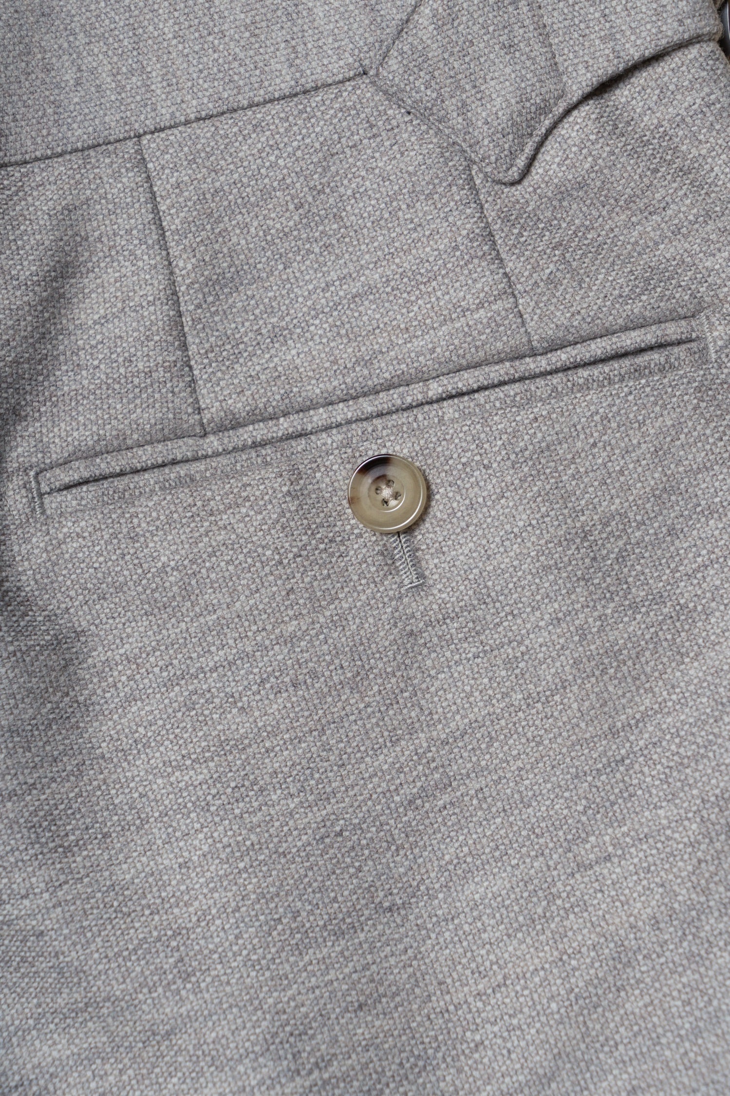 Melange Grey 120s Flannel Suit #899