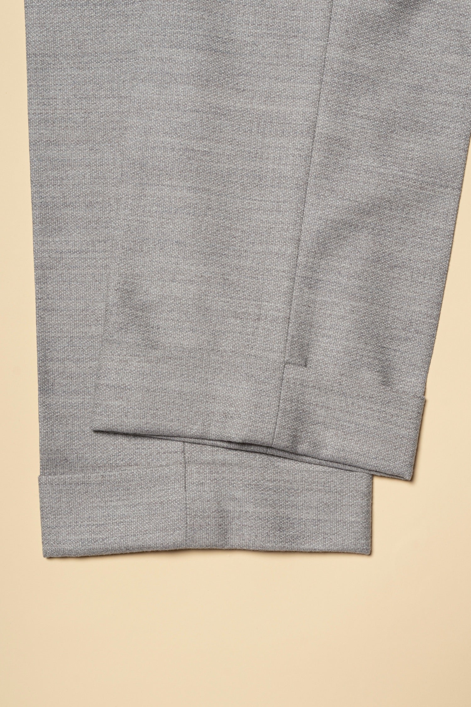Melange Grey 120s Flannel Suit #899