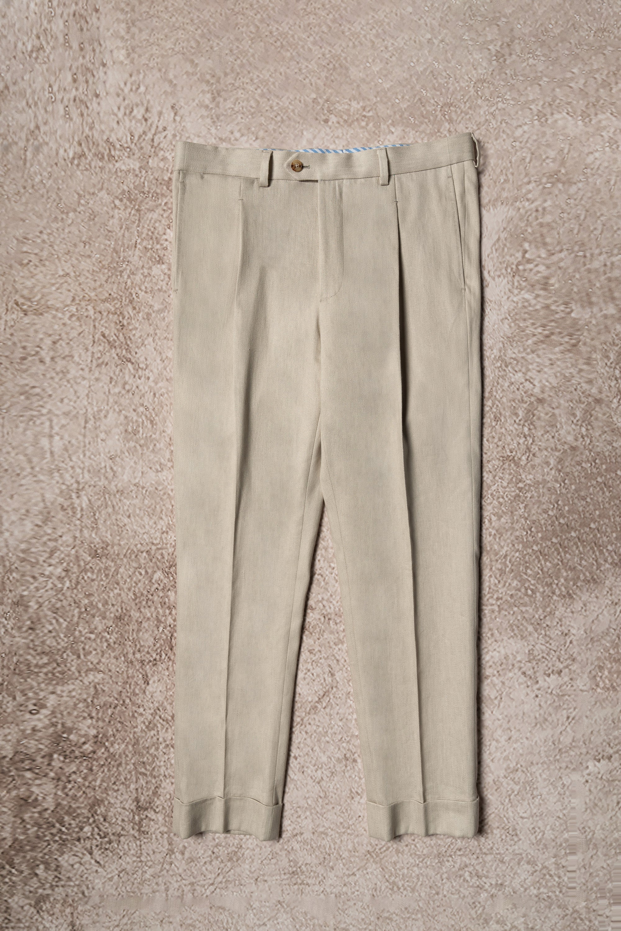 Stone Wool Linen Twill Suit #121