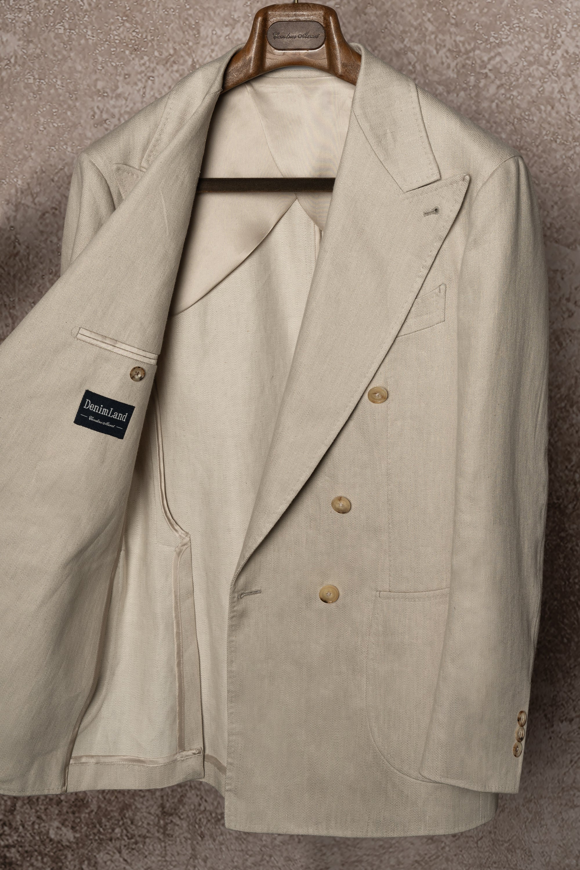 Stone Wool Linen Twill Suit #121