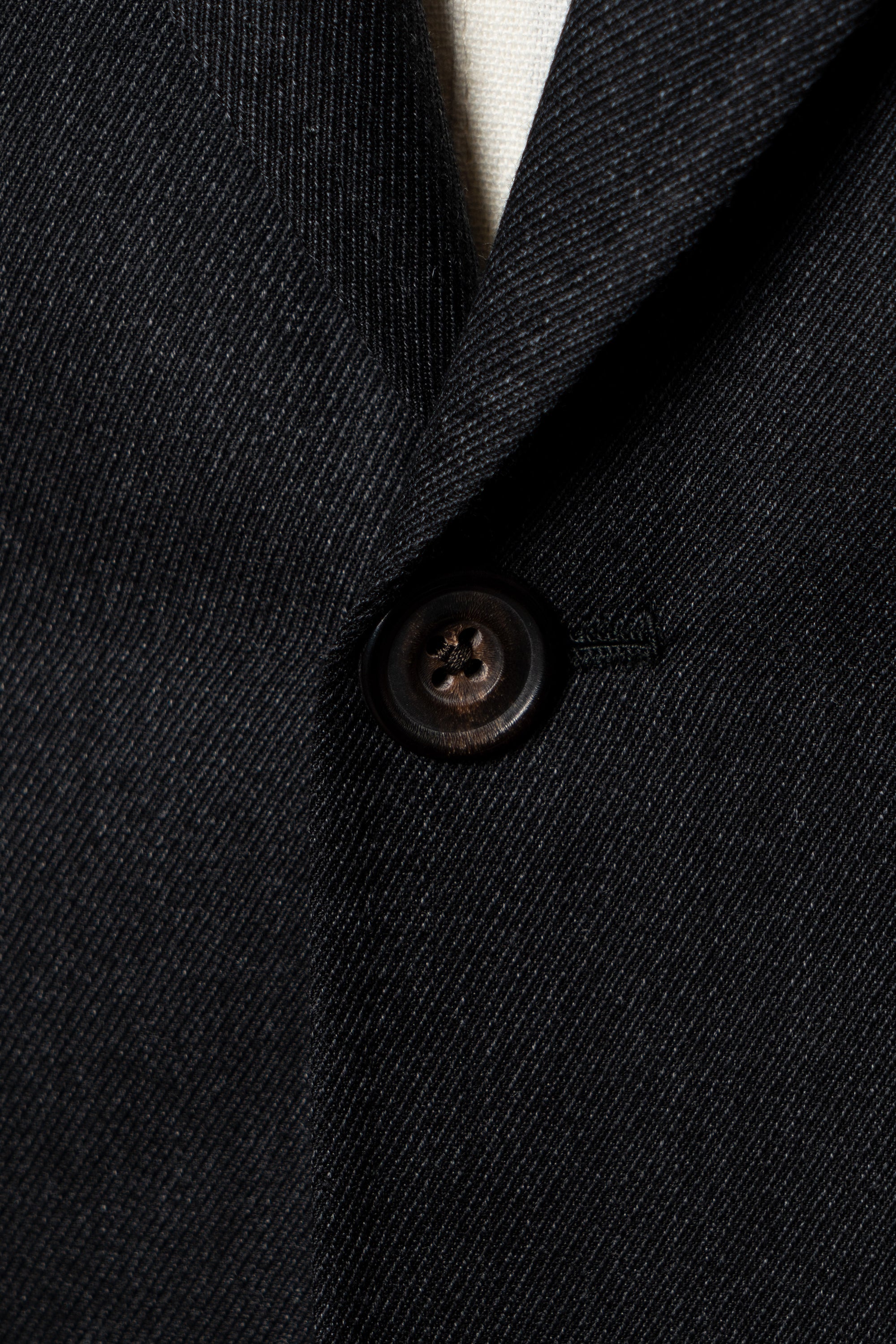 MTO Charcoal Twill 130s Wool Suit #422
