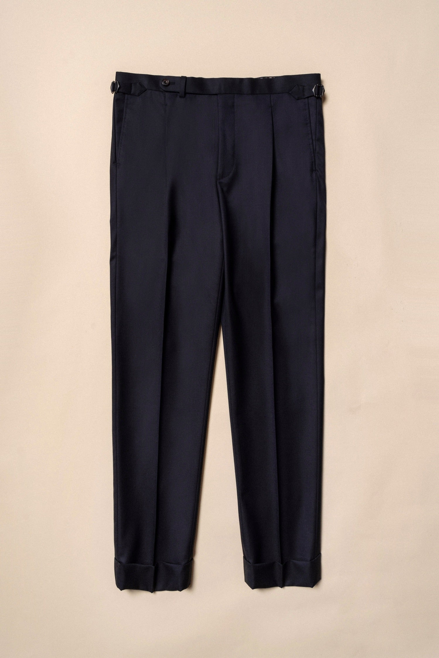 MTO Navy Twill 120s Worsted Flannel Suit #984
