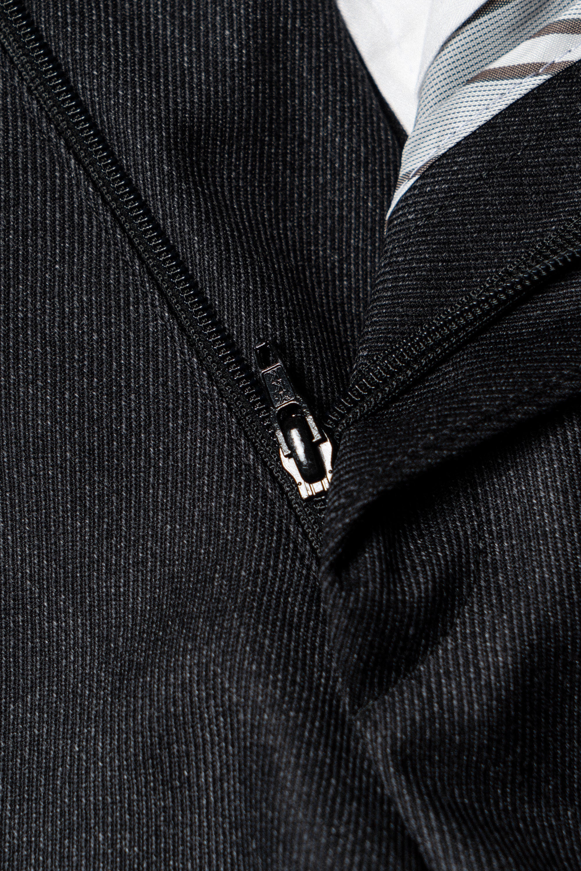 MTO Charcoal Twill 130s Wool Suit #422