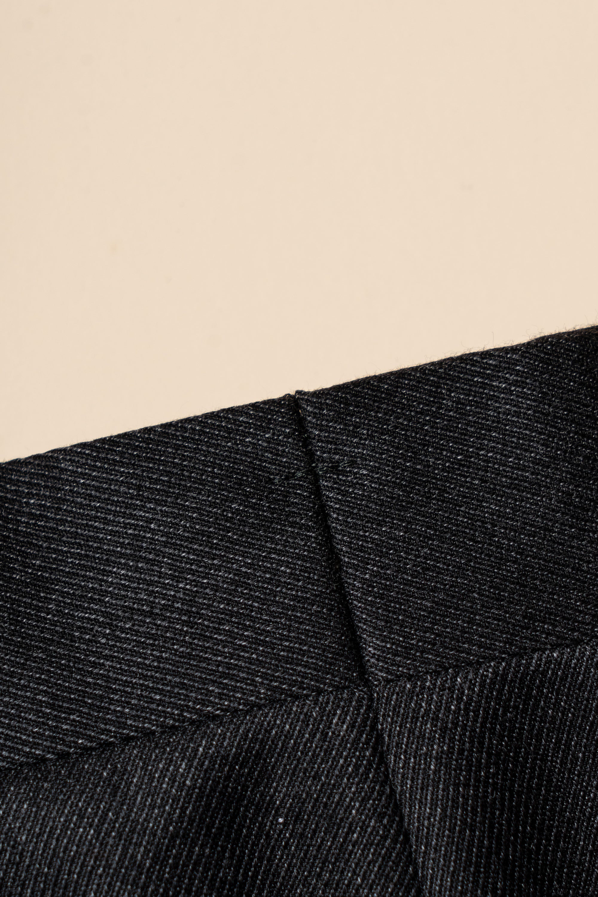 MTO Charcoal Twill 130s Wool Suit #422