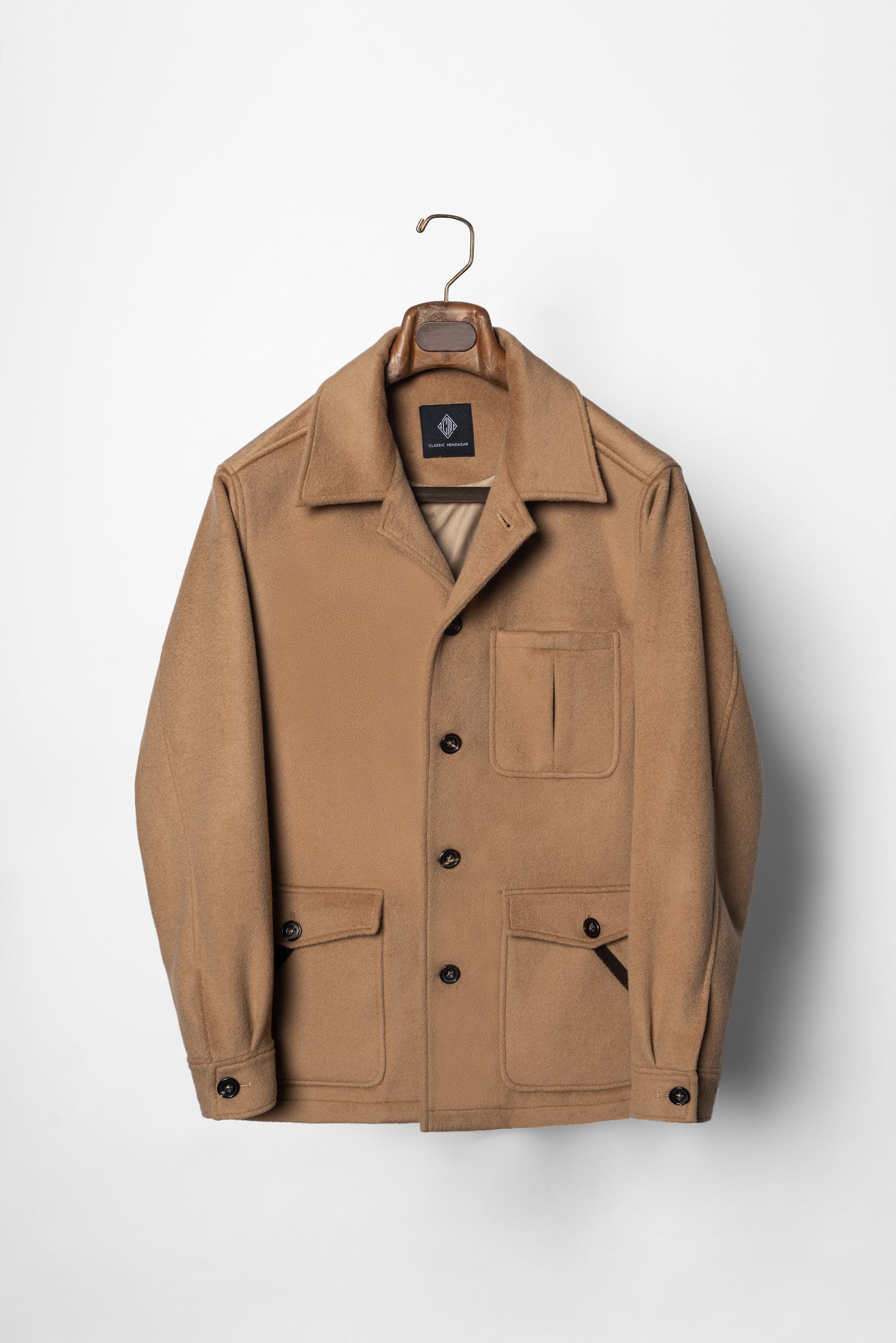 Camel Wool Chore Jacket