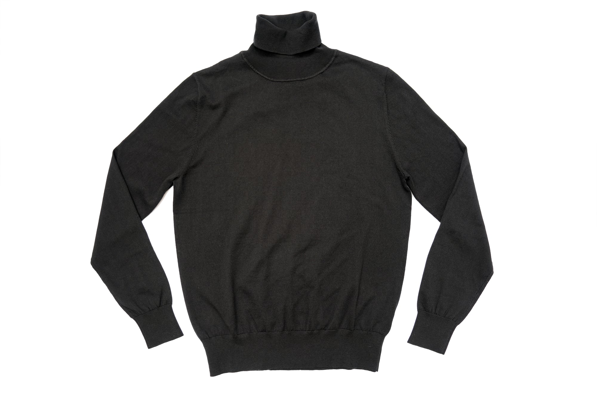 Black Roll Neck Jumper