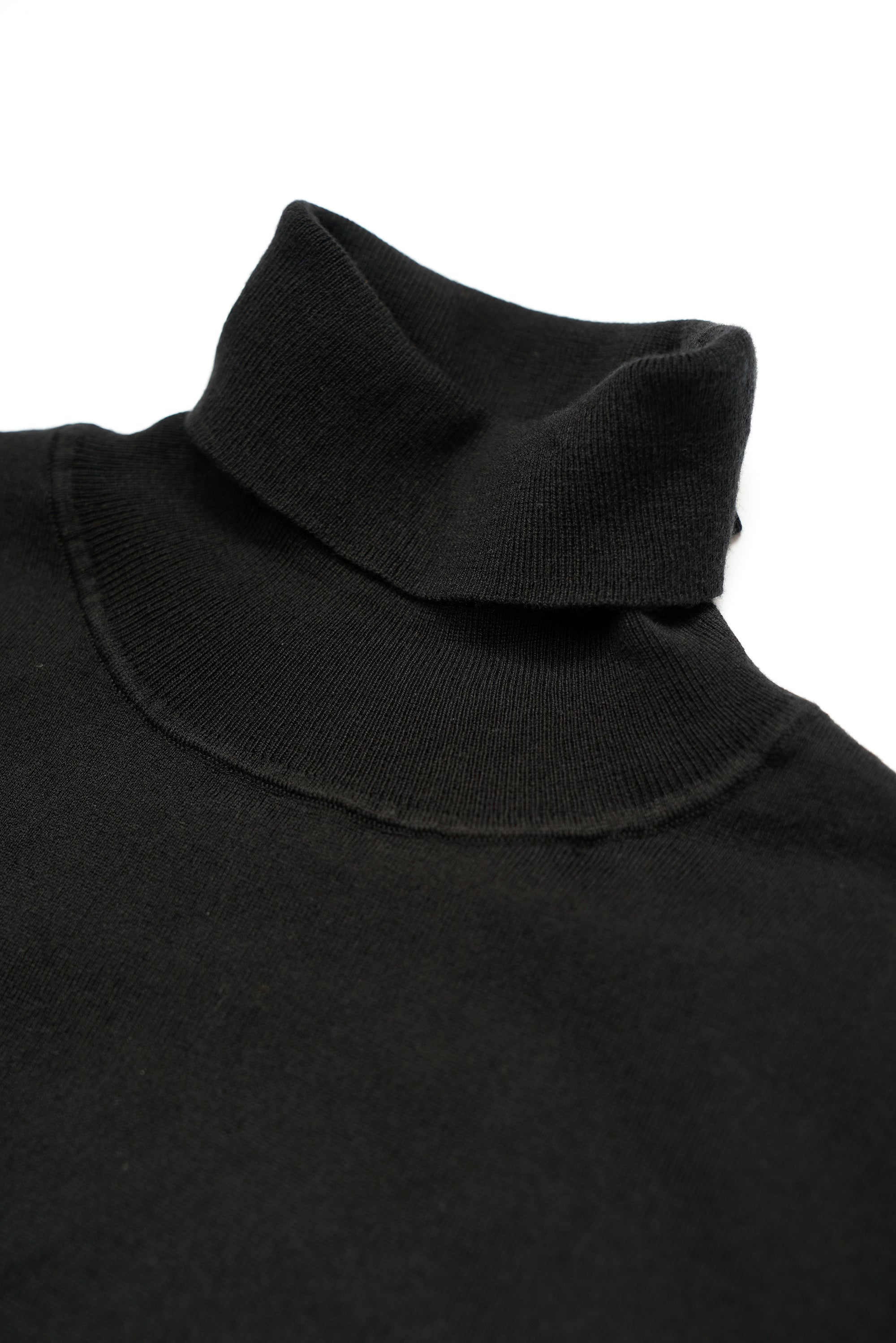 Black Roll Neck Jumper