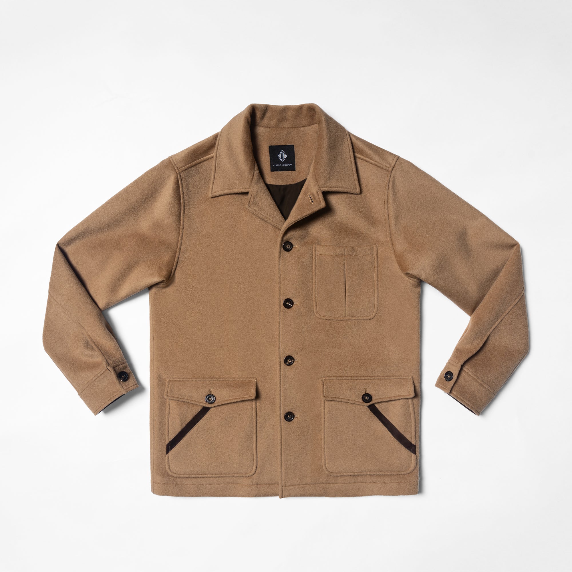Camel Wool Chore Jacket