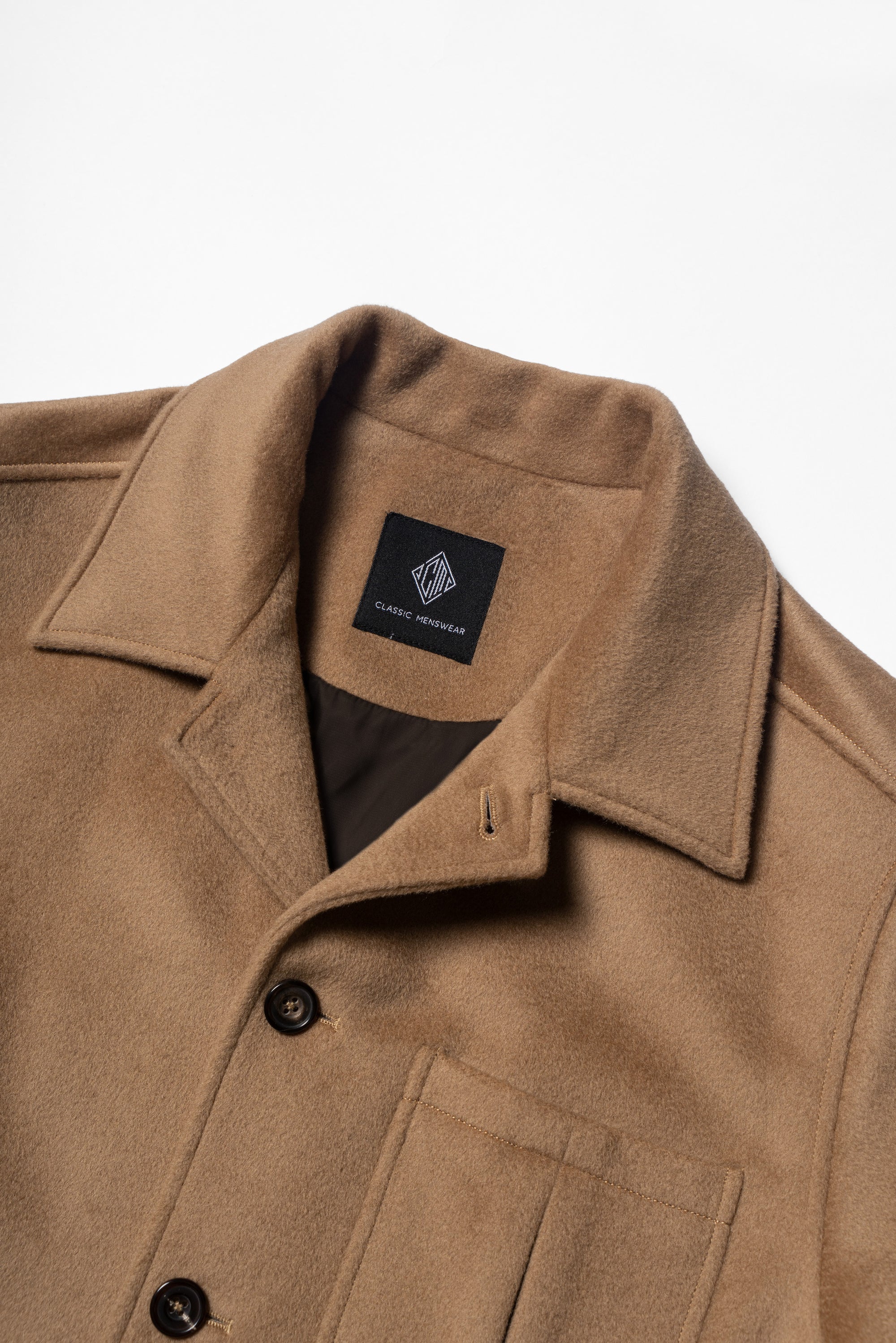 Camel Wool Chore Jacket