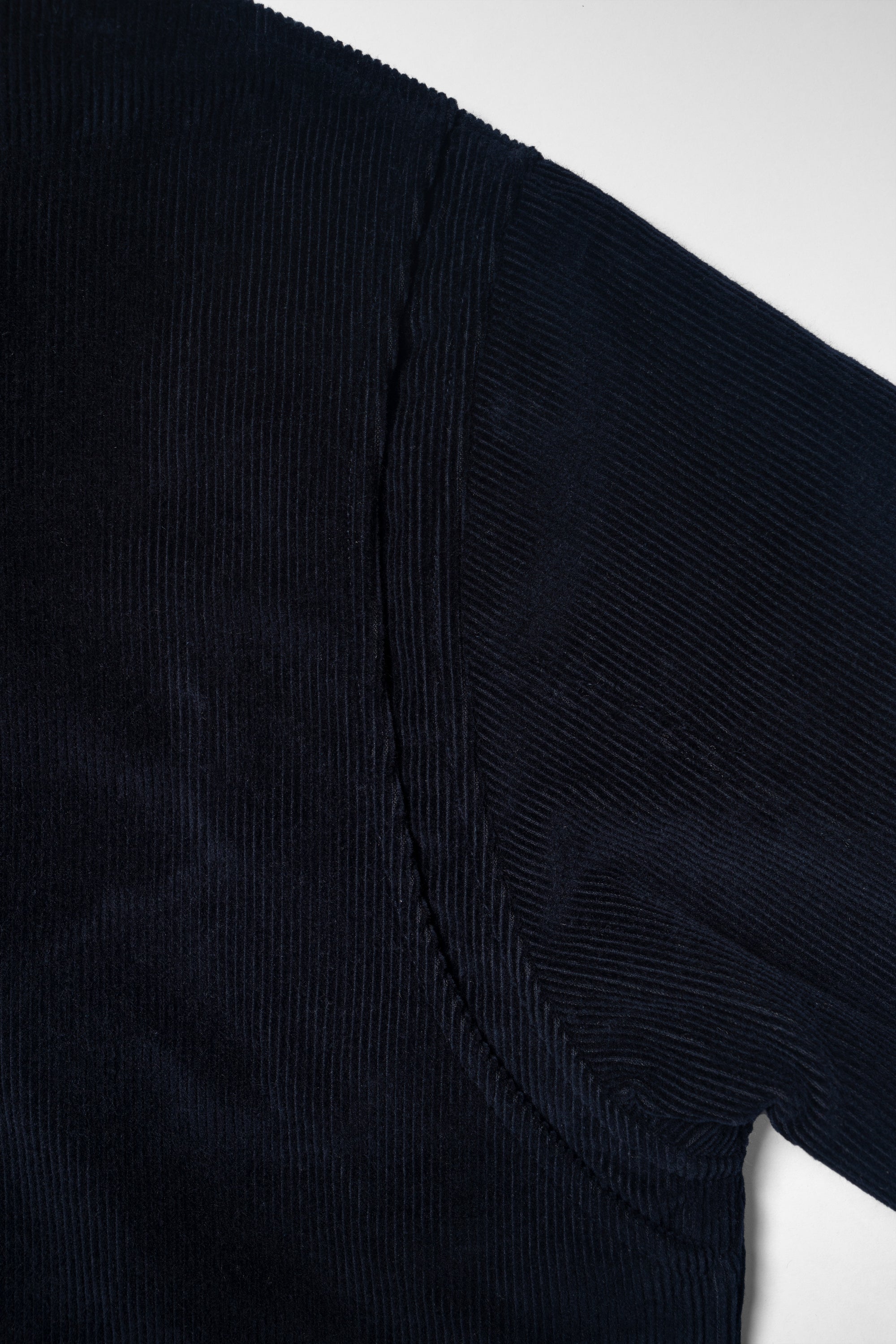 Navy Corduroy Cotton Wool Chore Jacket
