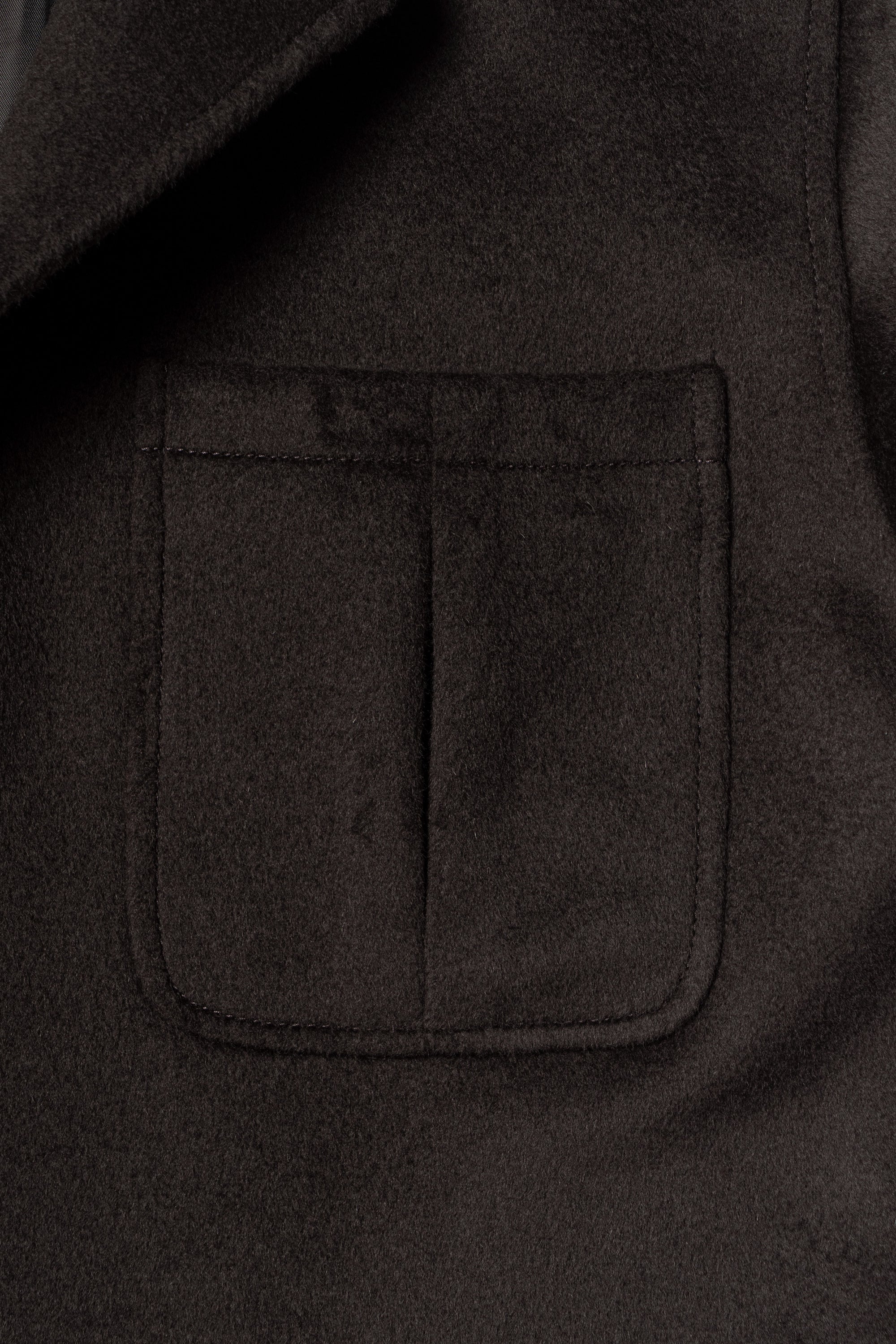 Chocolate Wool Chore Jacket