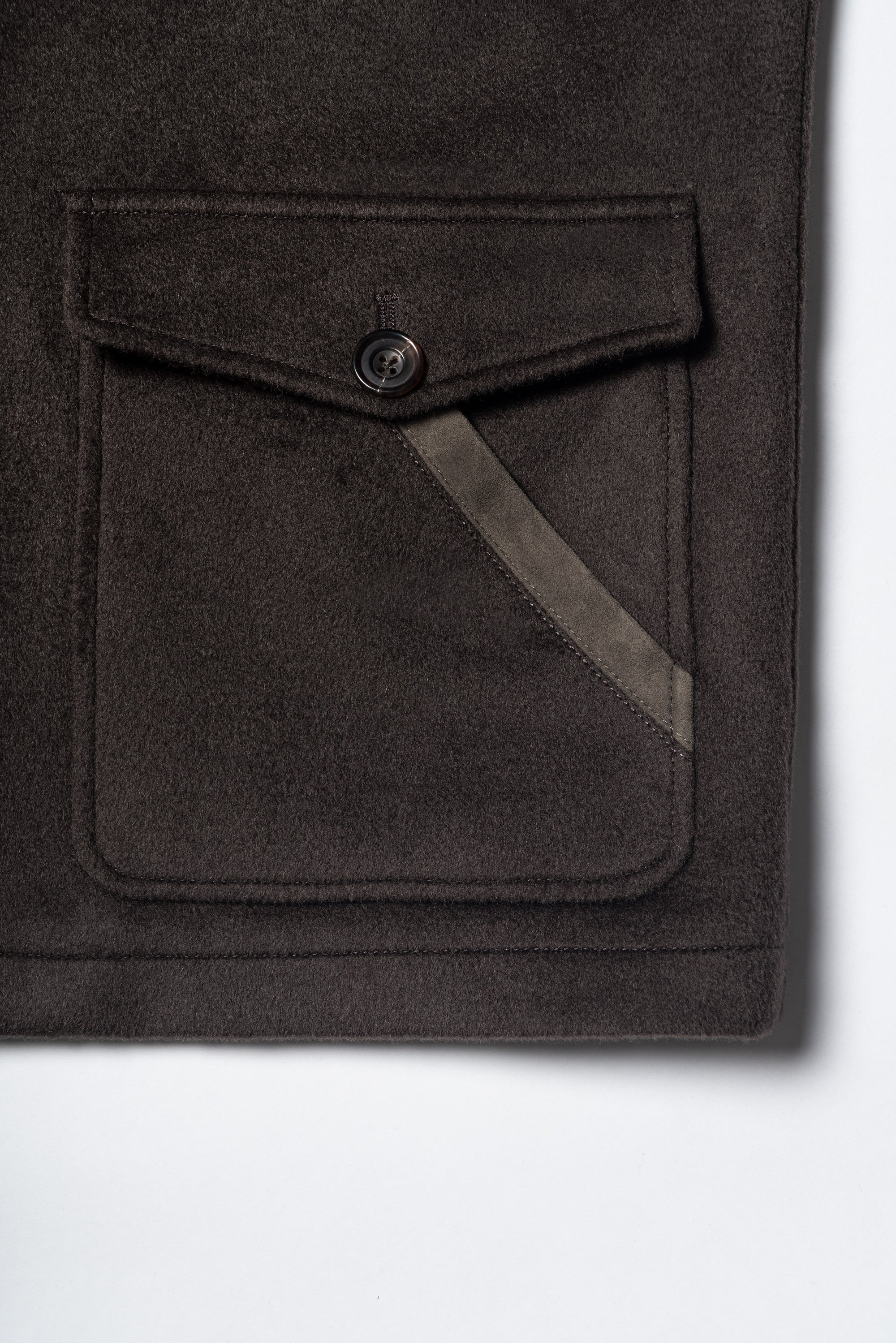 Chocolate Wool Chore Jacket