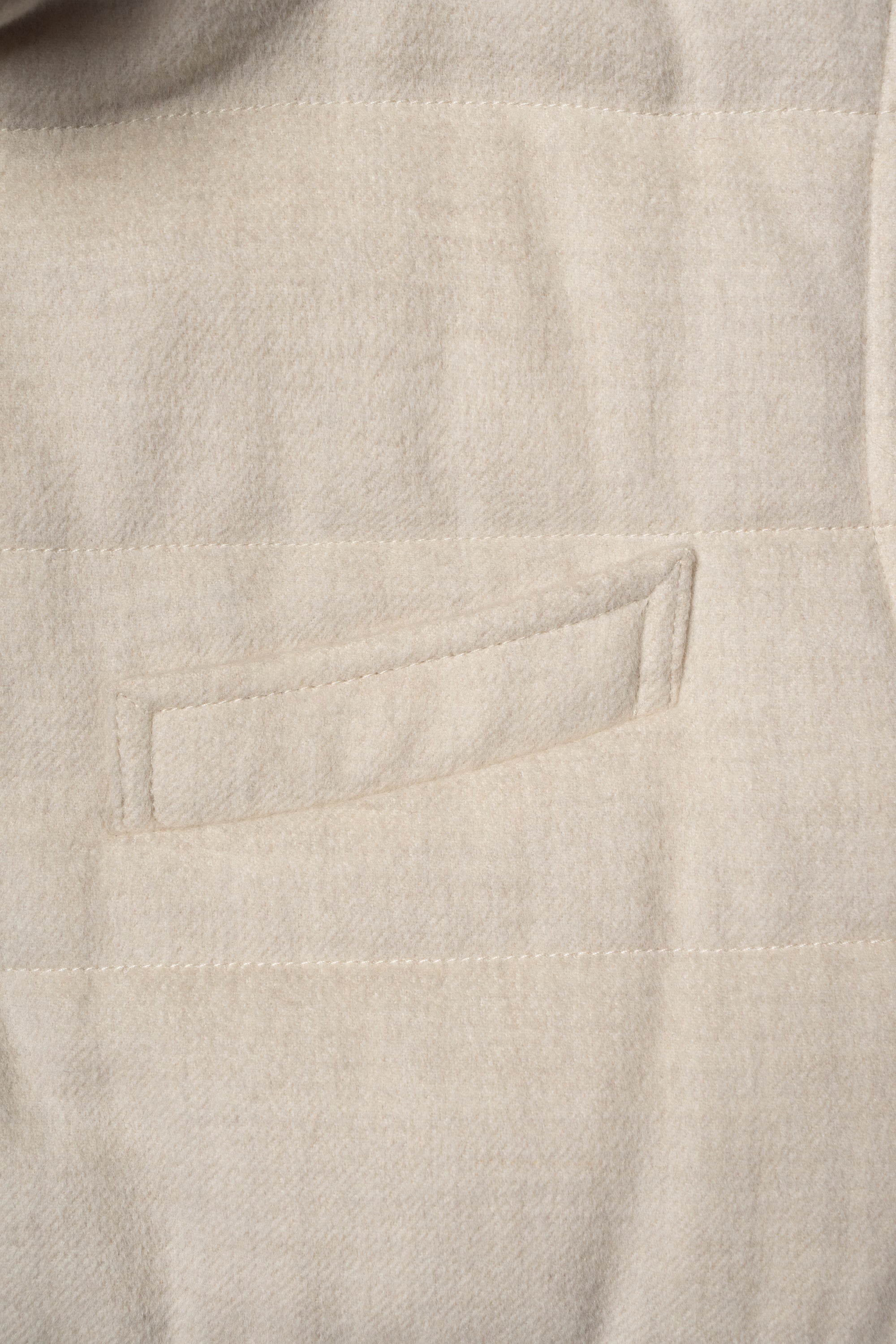 Cream Wool Silk Gilet #160