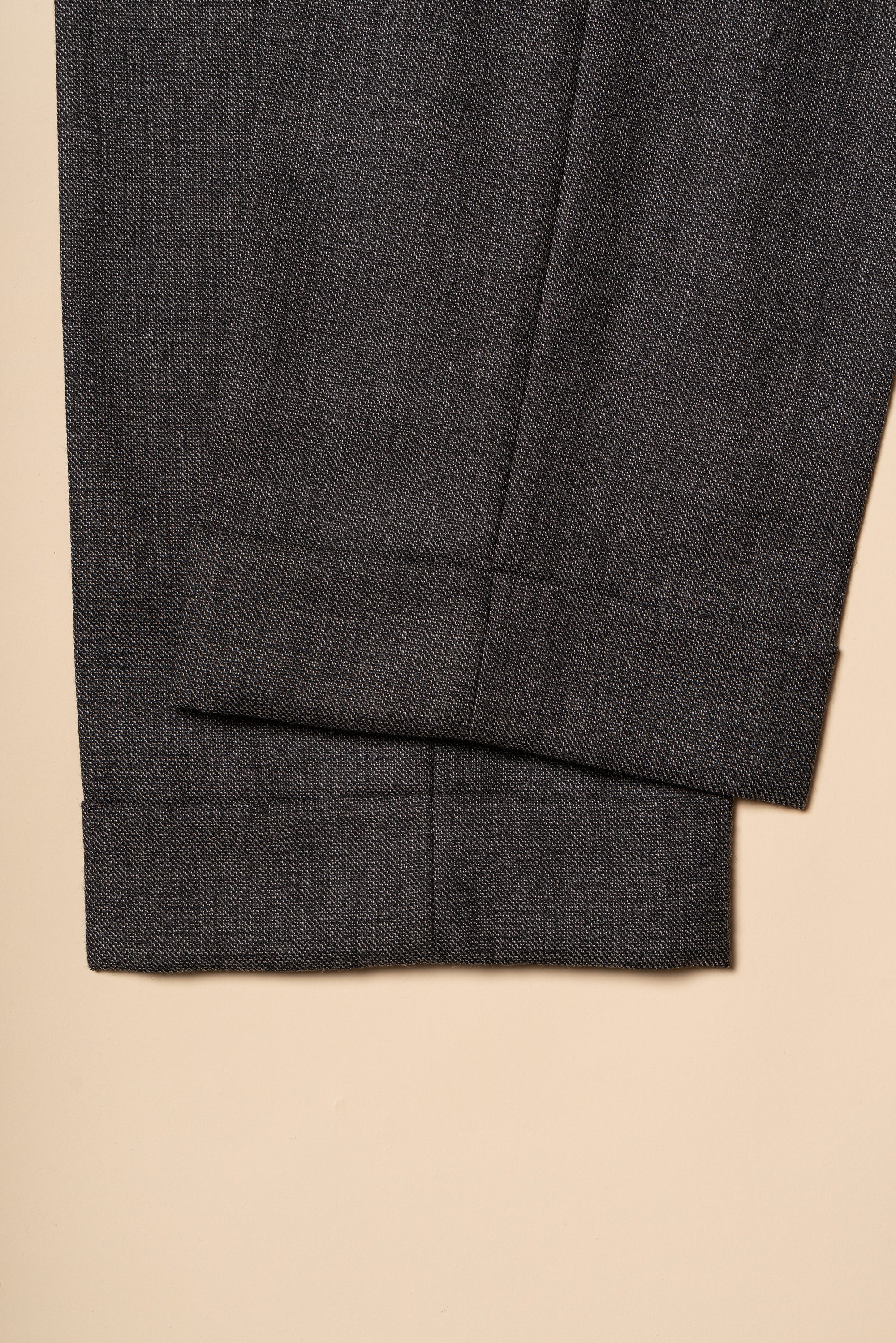 MTO Taupe Sharkskin Wool Suit #391