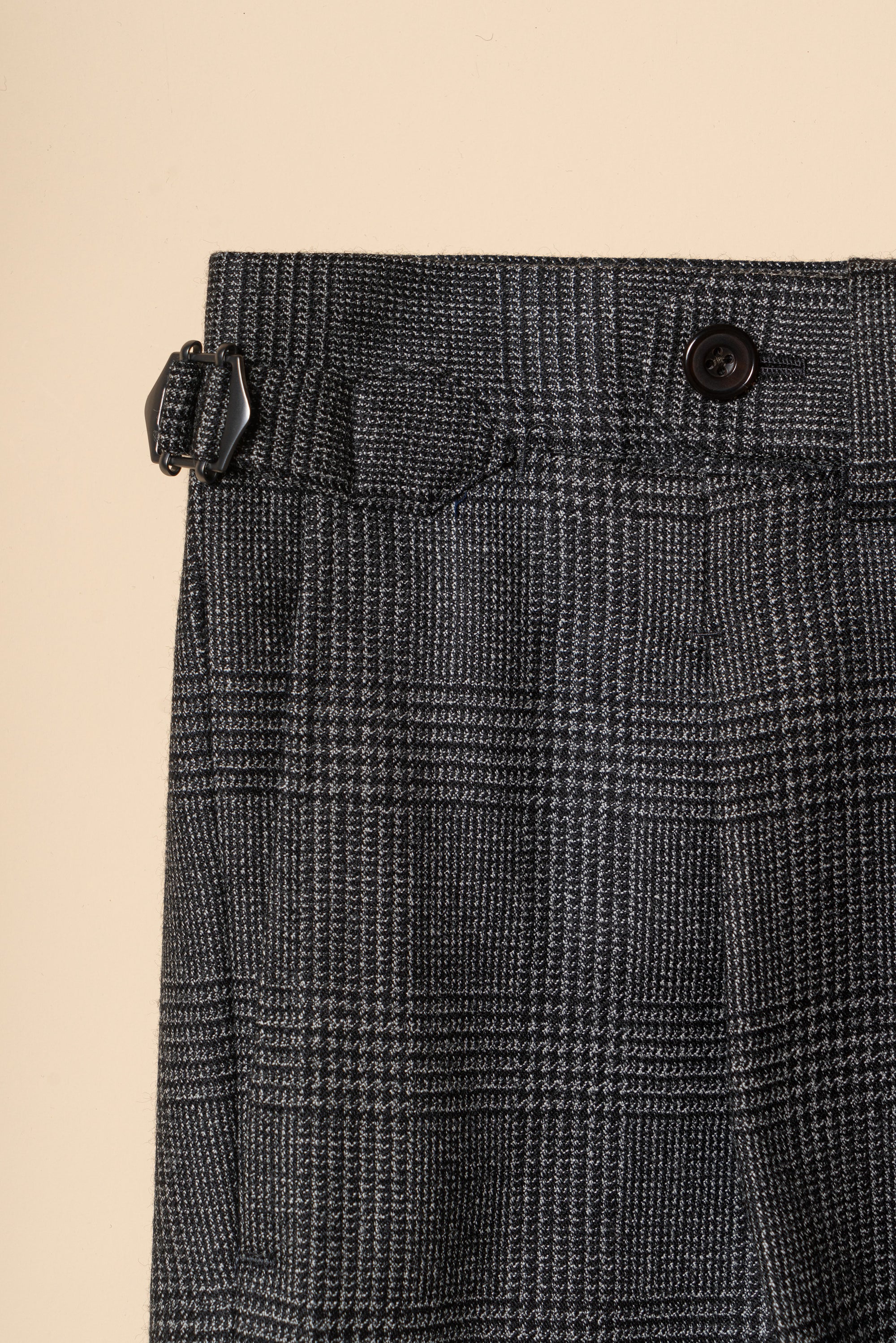 MTO Grey Glen Check Wool Suit #388