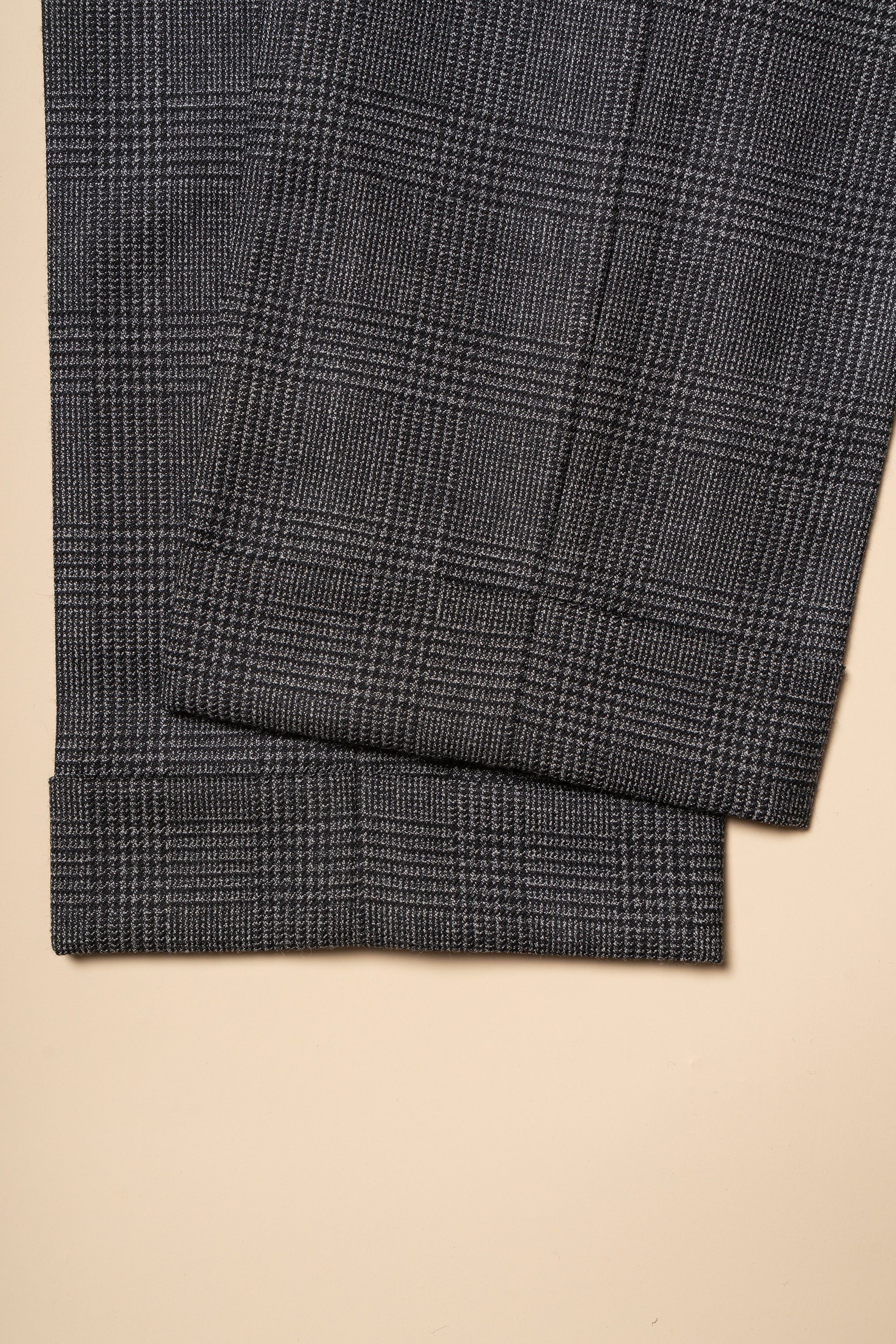 MTO Grey Glen Check Wool Suit #388