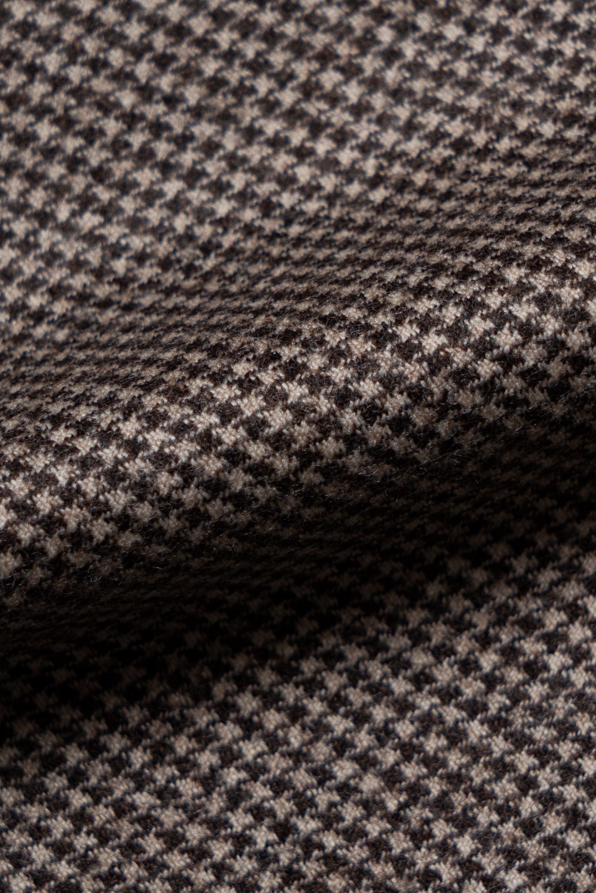 MTO Taupe Houndstooth Wool Cashmere Jacket