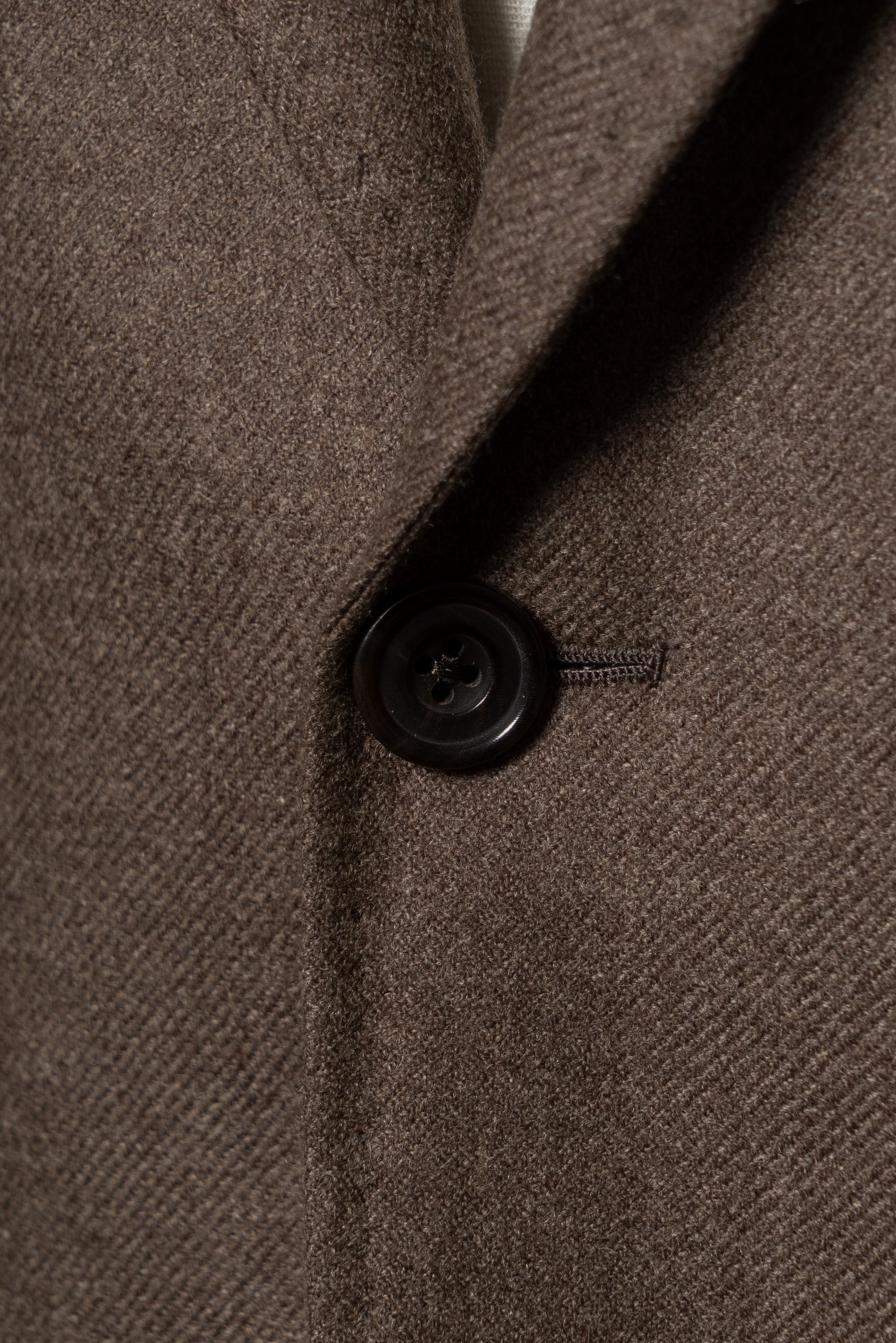 MTO Taupe Wool Cashmere Flannel Jacket