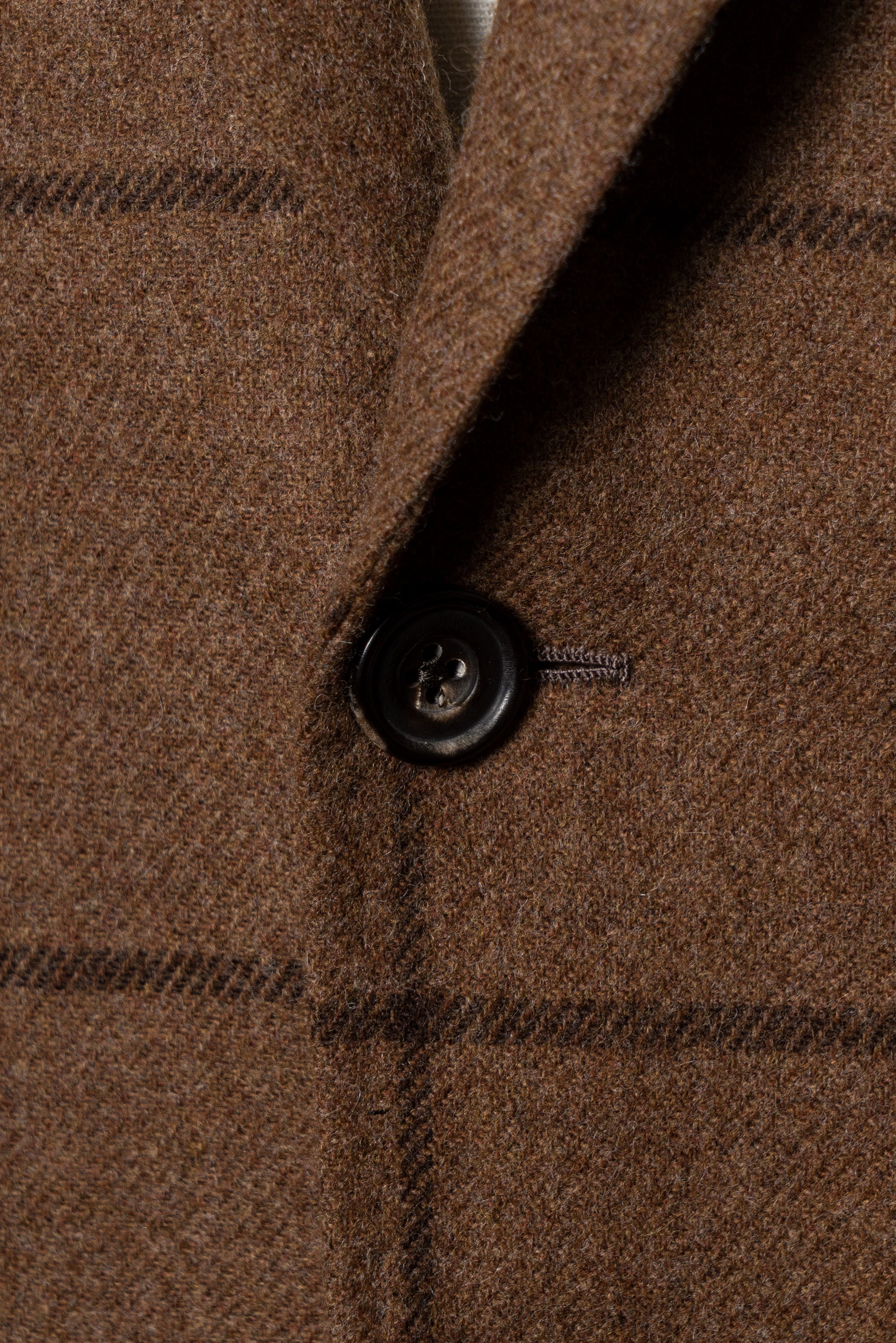 MTO Tobacco Windowpane Flannel Jacket #633