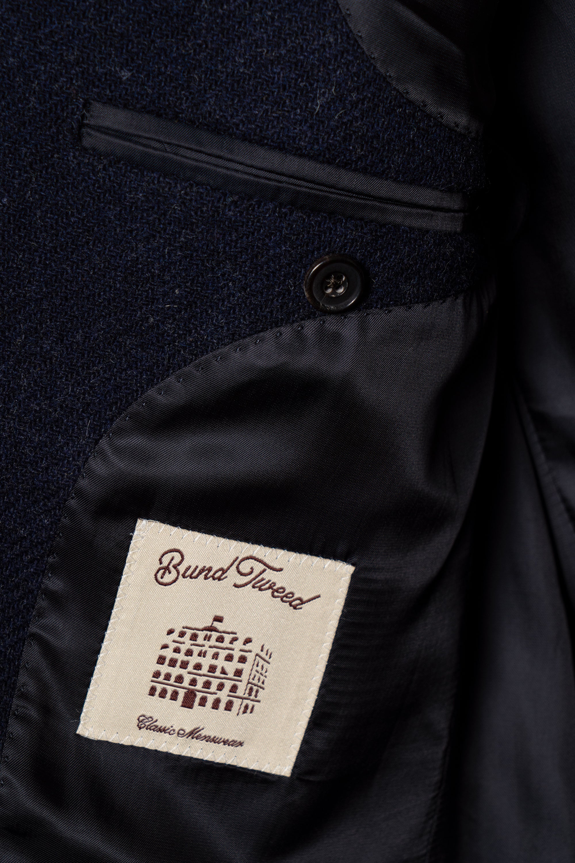 MTO Navy Tweed Jacket #486