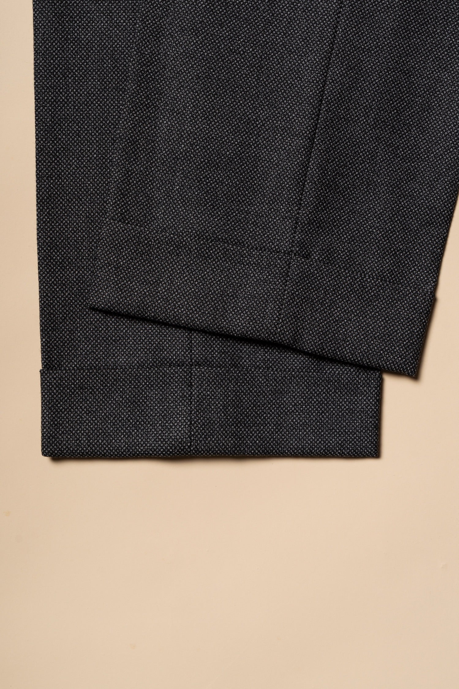 MTO Mid Grey Birdseye Worsted Suit #600