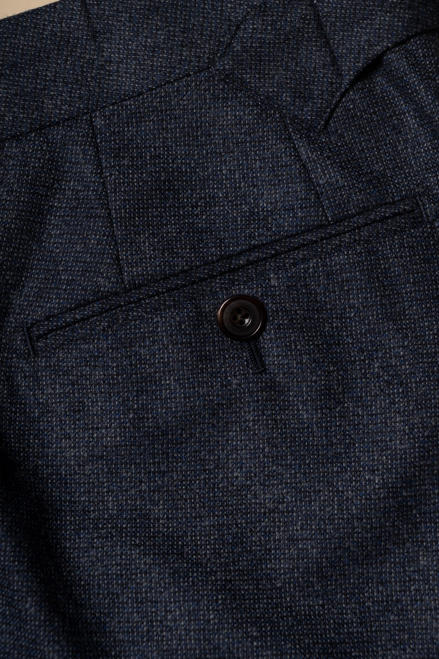 MTO Steel Blue 120s Worsted Flannel Suit #509
